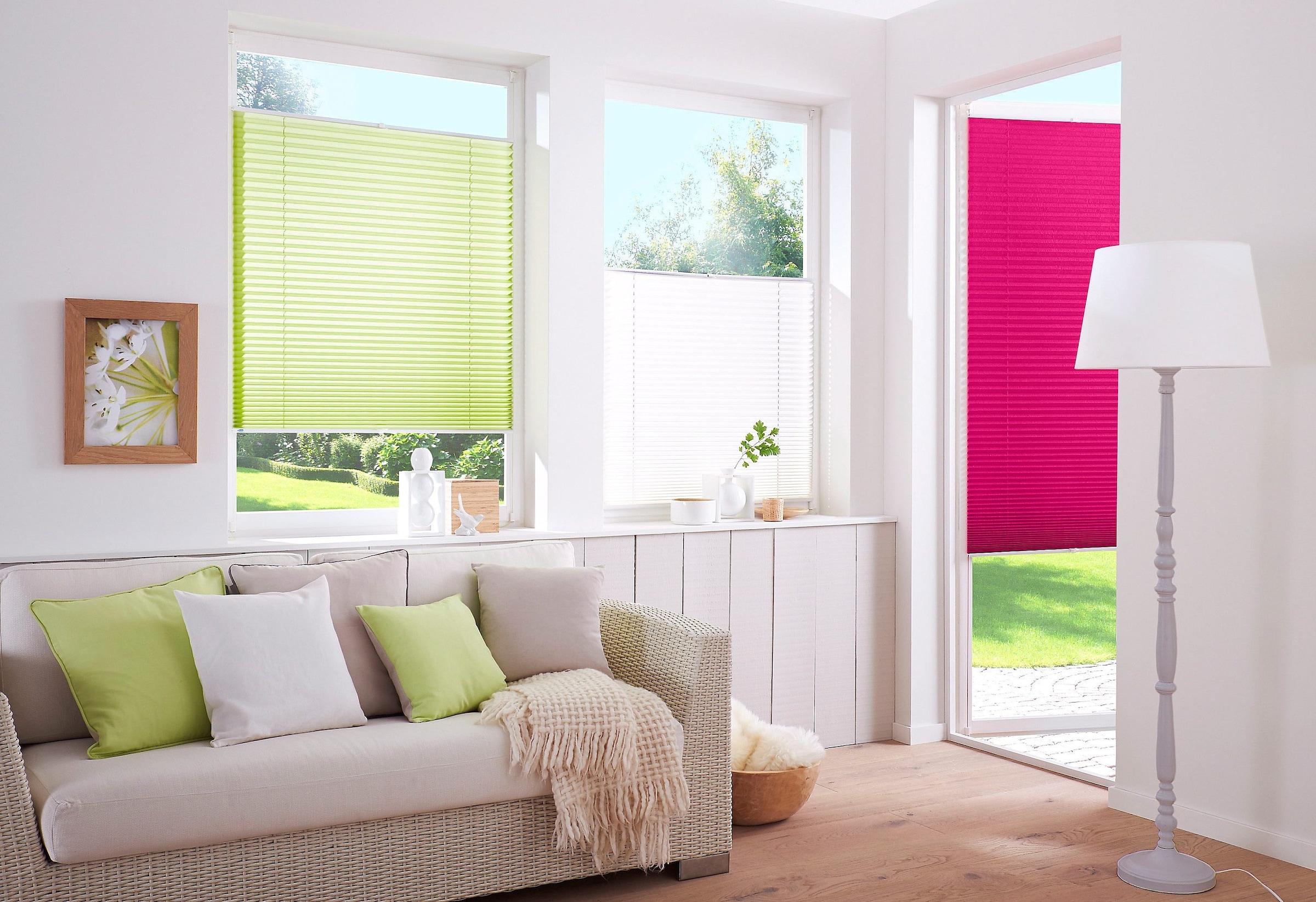 K-HOME Plissee »Siena«, Lichtschutz, energiesparend, ohne Bohren