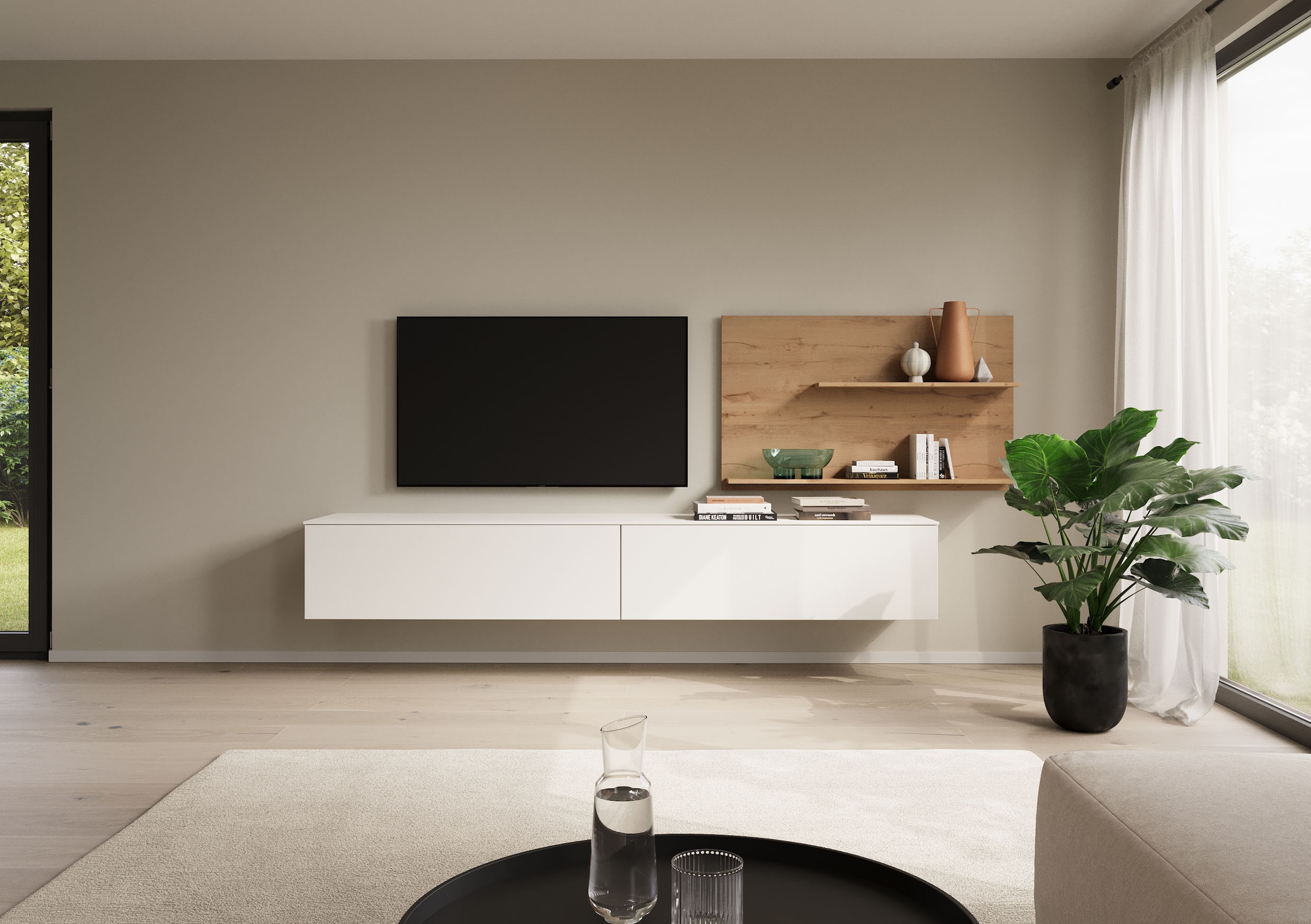 nobilia® Wohnzimmer-Set »Avala, variabel montierbar«