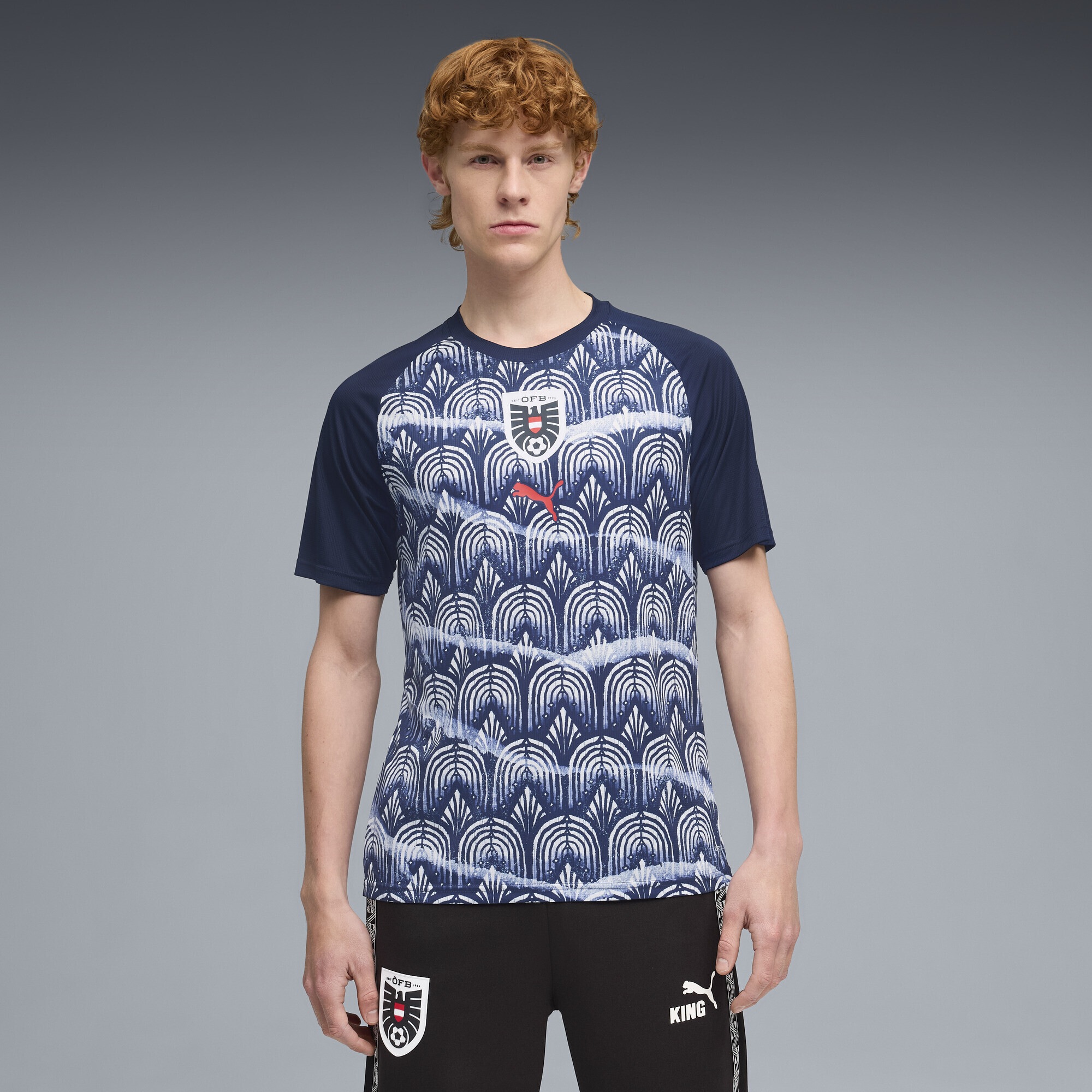 PUMA Trainingsshirt »Österreich Aufwärmtrikot Herren«