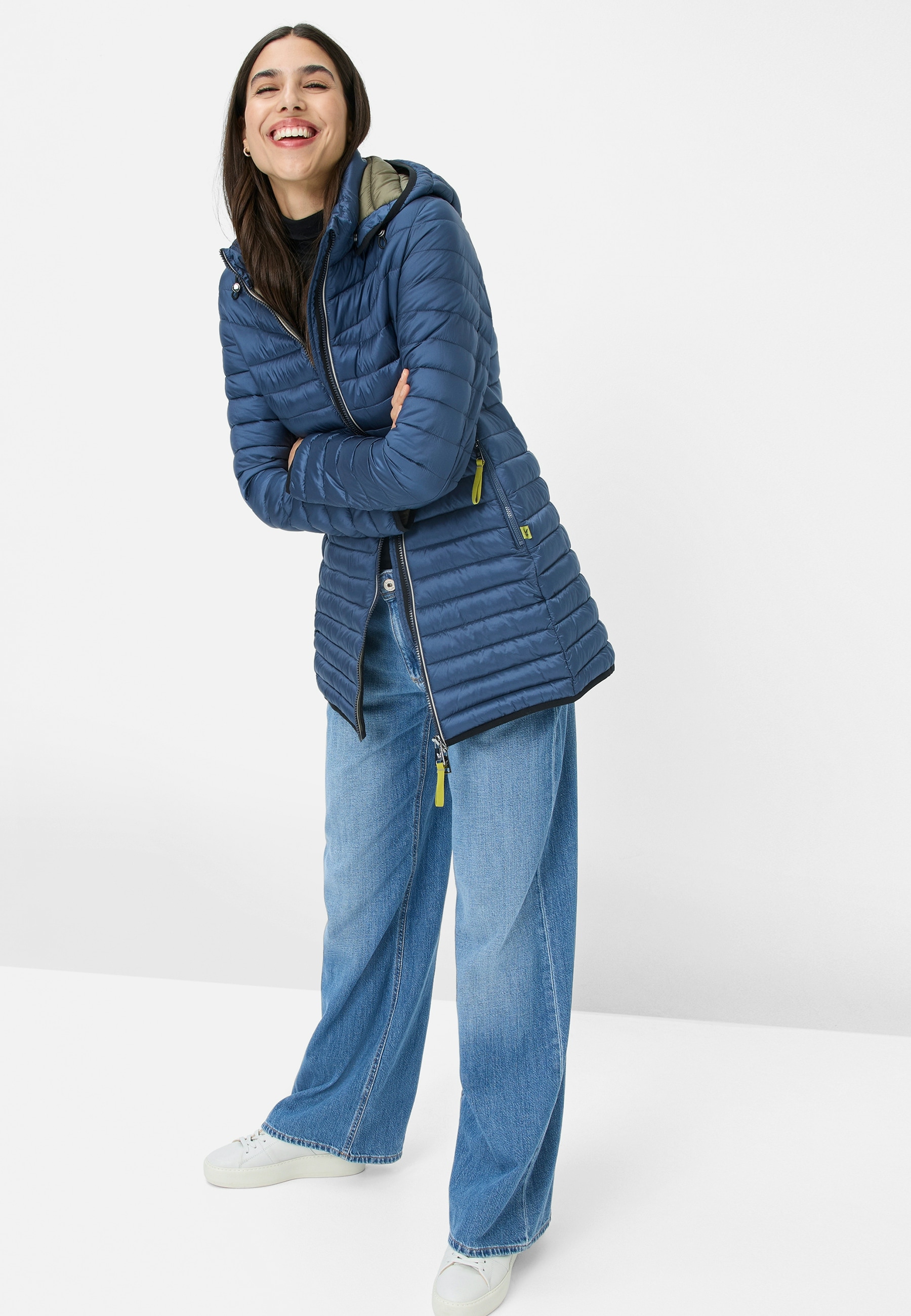 Fuchs Schmitt Steppjacke »Steppjacke«, mit Kapuze, Mit Rundhalsausschnitt