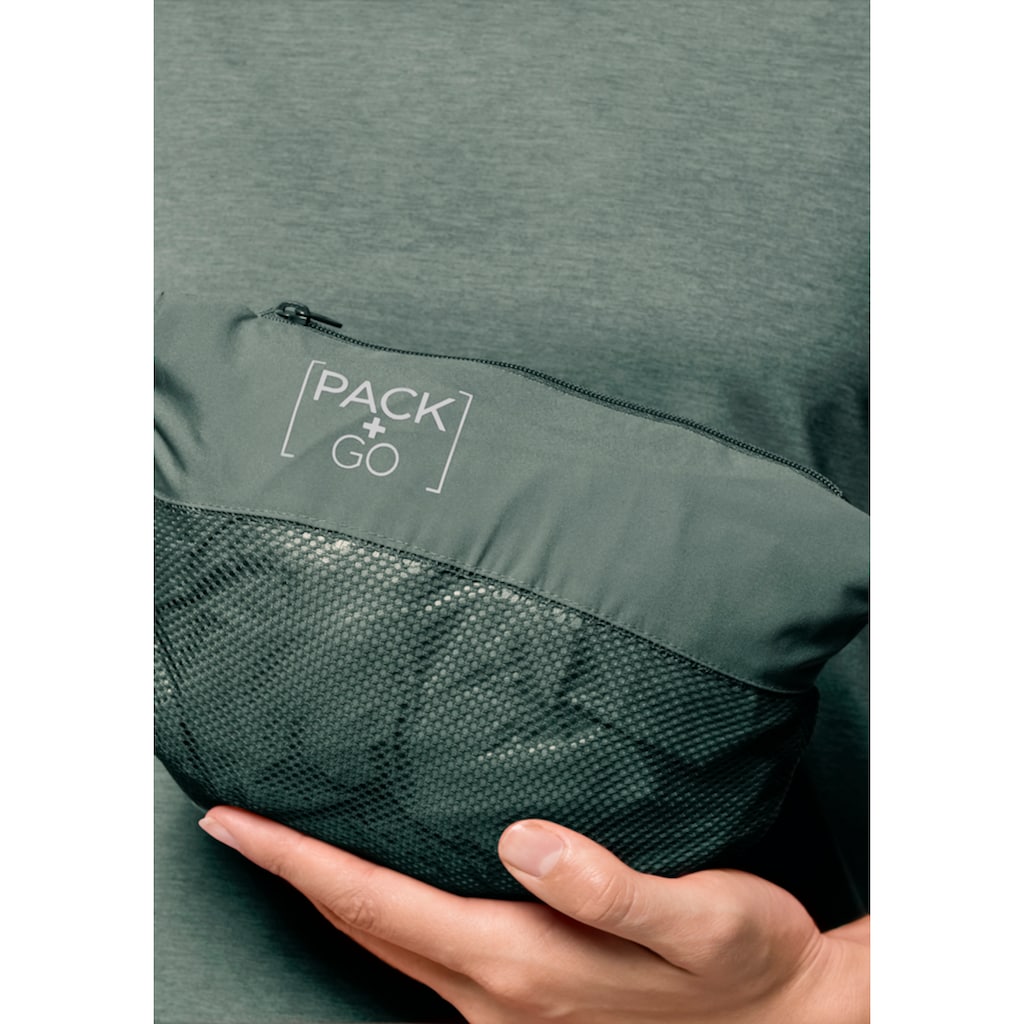 Jack Wolfskin Outdoorjacke »PACK & GO SHELL W«, mit Kapuze