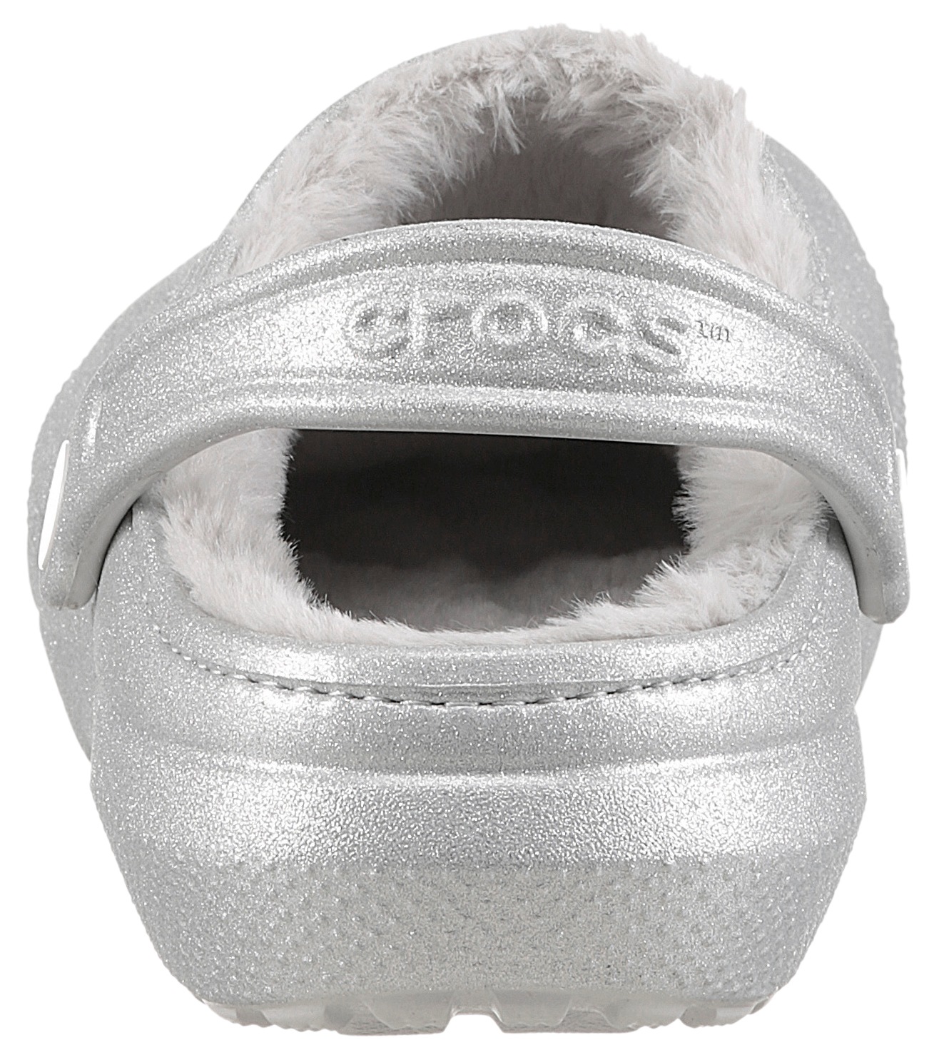 Crocs Clog "Classic Fuzz Lined Glitter" mit Lüftungsöffnungen günstig online kaufen