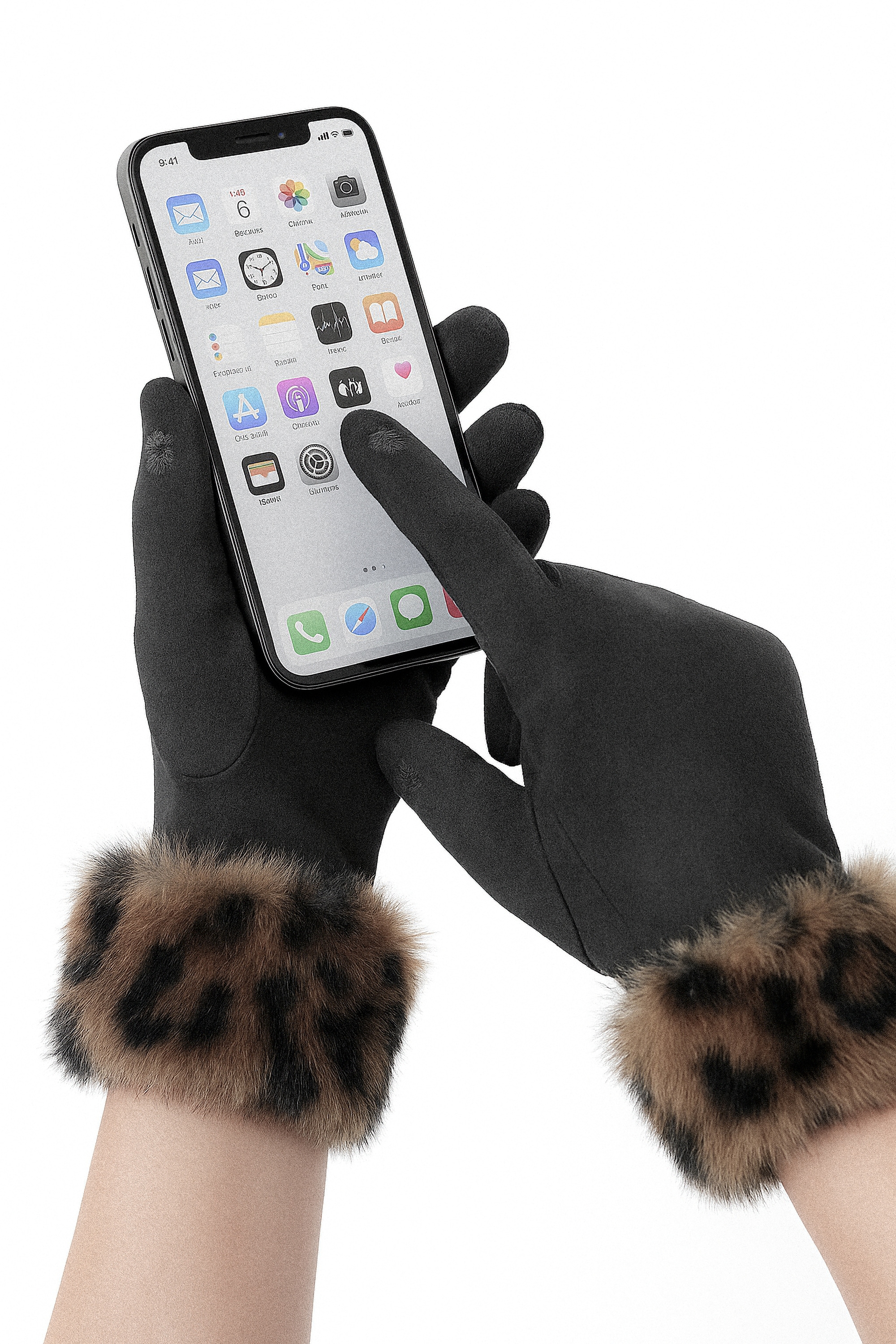 COLLEZIONE ALESSANDRO Abendhandschuhe »Puschel«