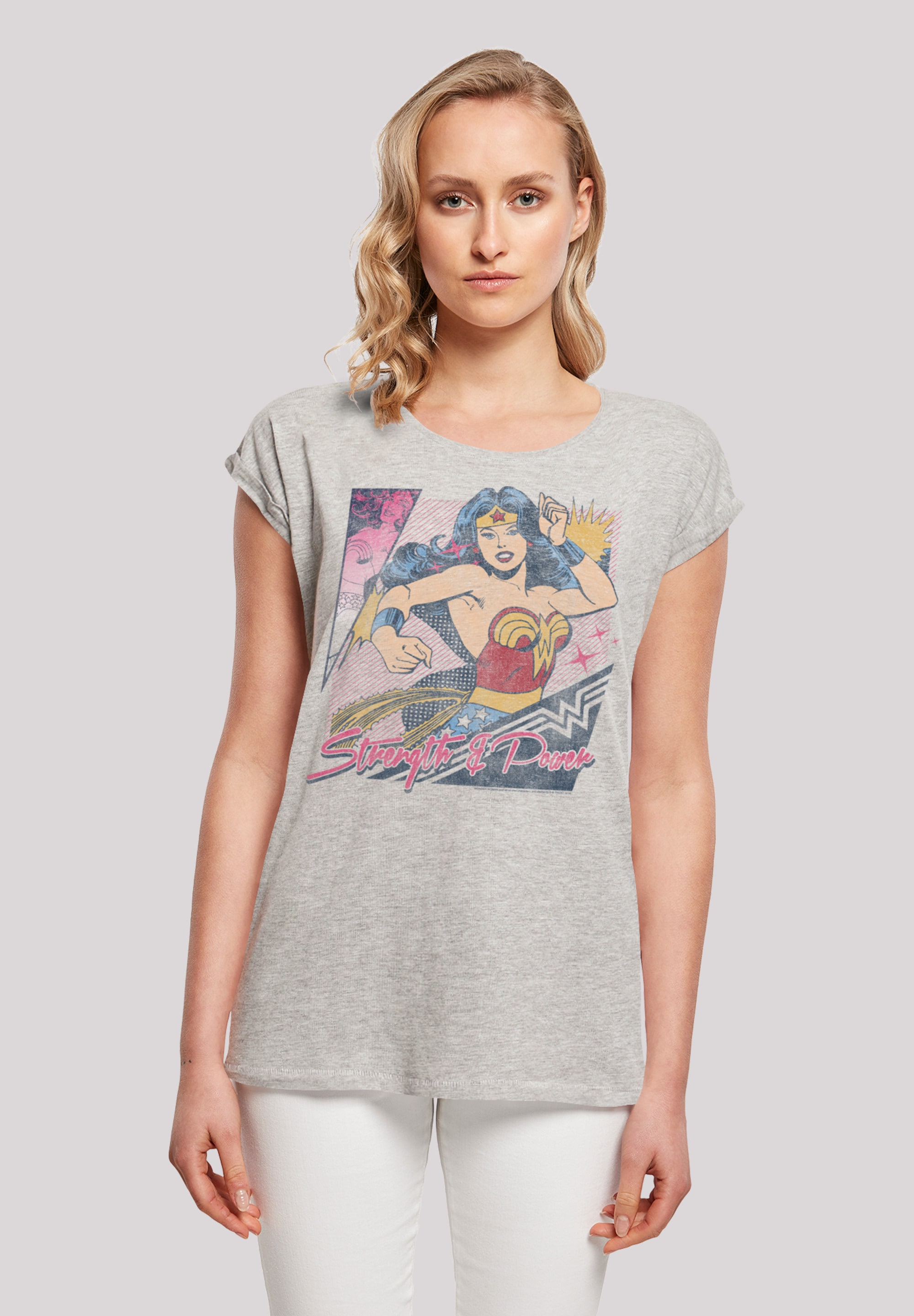 F4NT4STIC T-Shirt "DC Comics Wonder Woman Strength & Power", Print günstig online kaufen