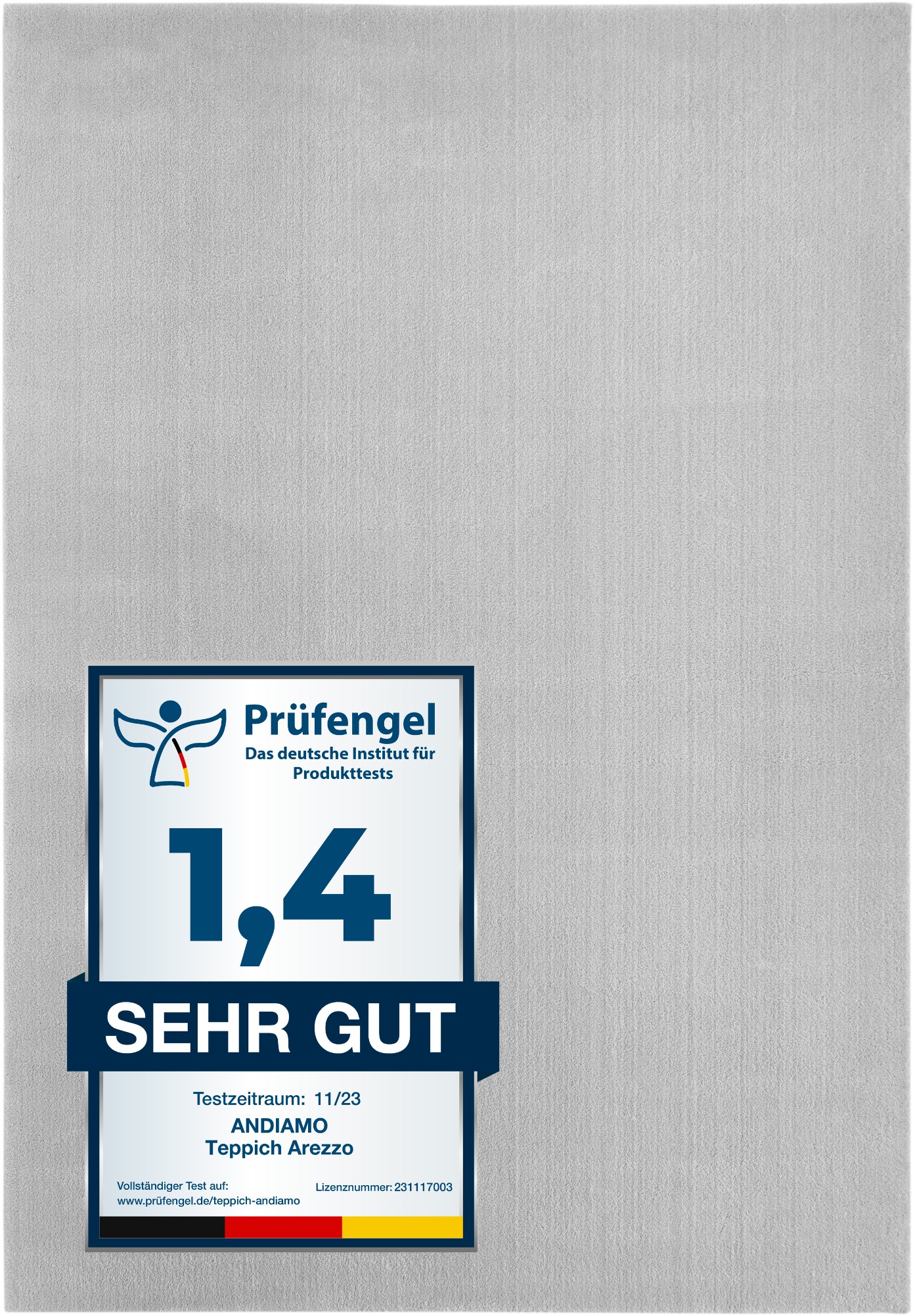 Andiamo Badematte "Arezzo" Höhe 16 mm rutschhemmend beschichtet fußbodenhei günstig online kaufen