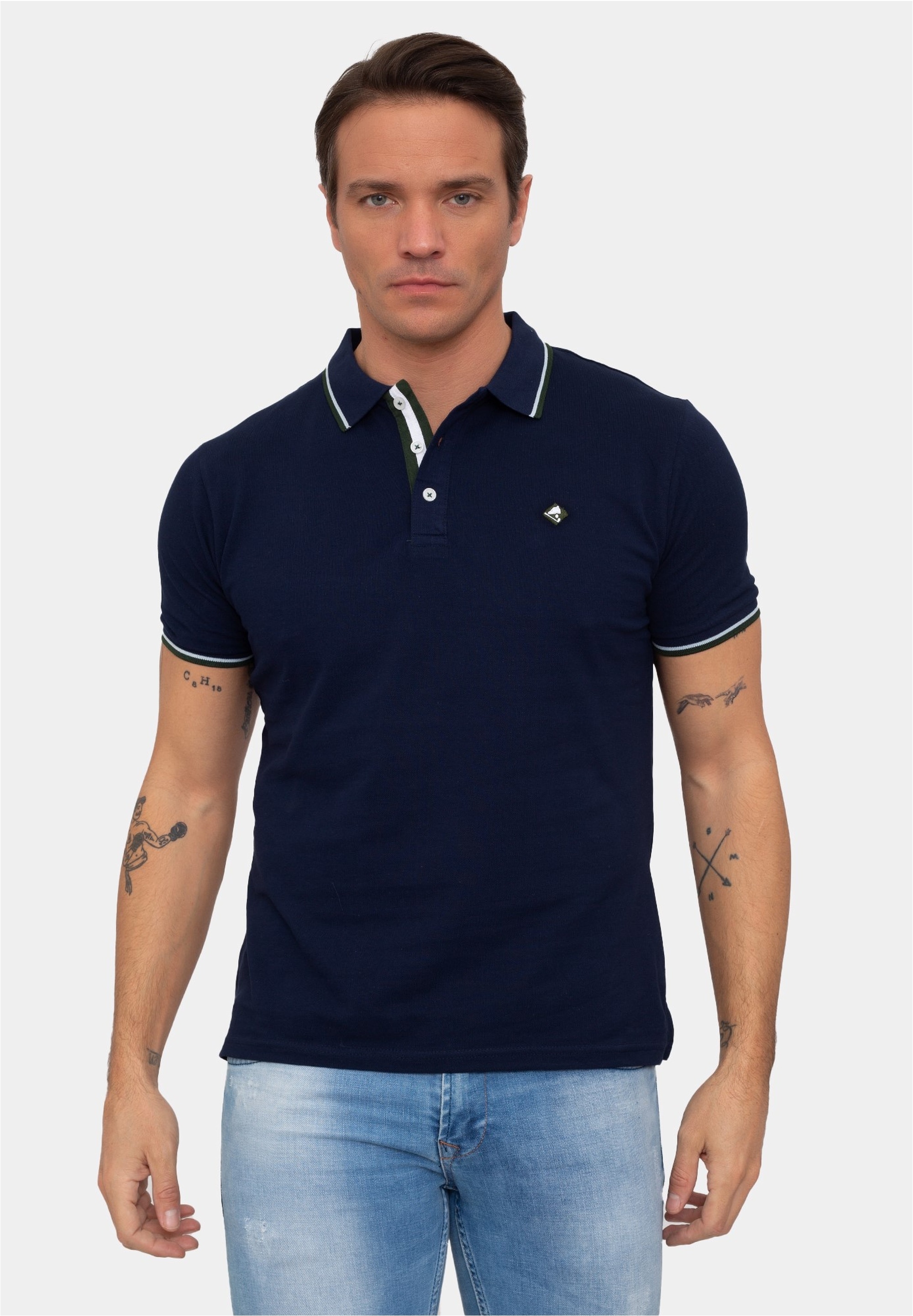 SIR RAYMOND TAILOR Poloshirt "Marcus" 1 Stk. tlg. mit klassischem Kragen un günstig online kaufen