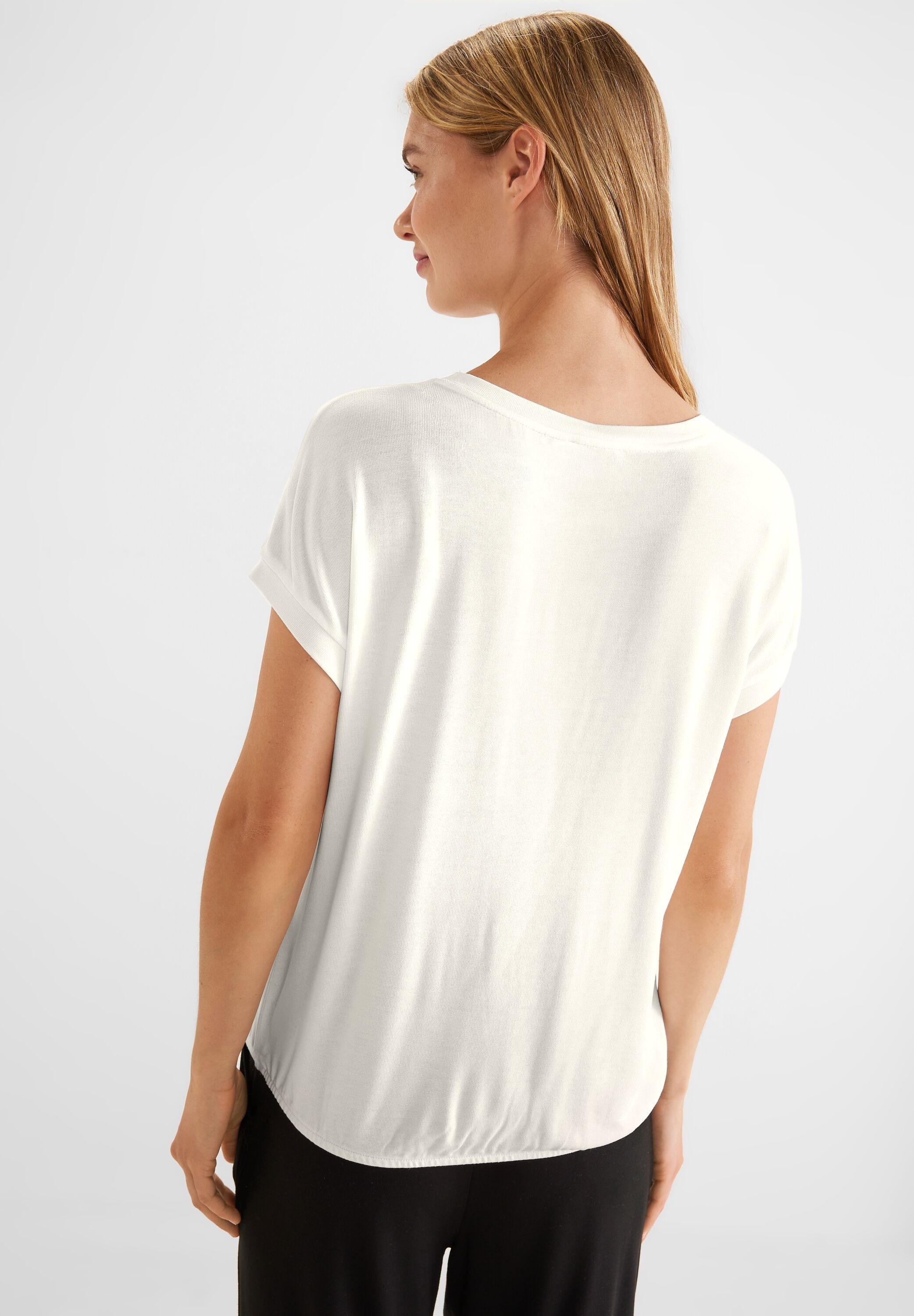STREET ONE T-Shirt, mit überschnittenen Schultern
