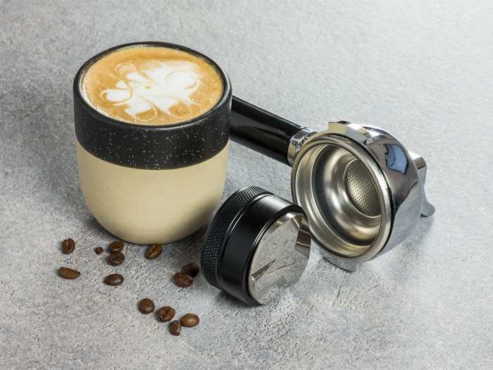 Buddy's Tamper »Buddy´s Bar - Barista Edition«, (Set, 2 tlg.), Premium, Kaffee Verdichter, rostfreier Edelstahl, Holzgriff