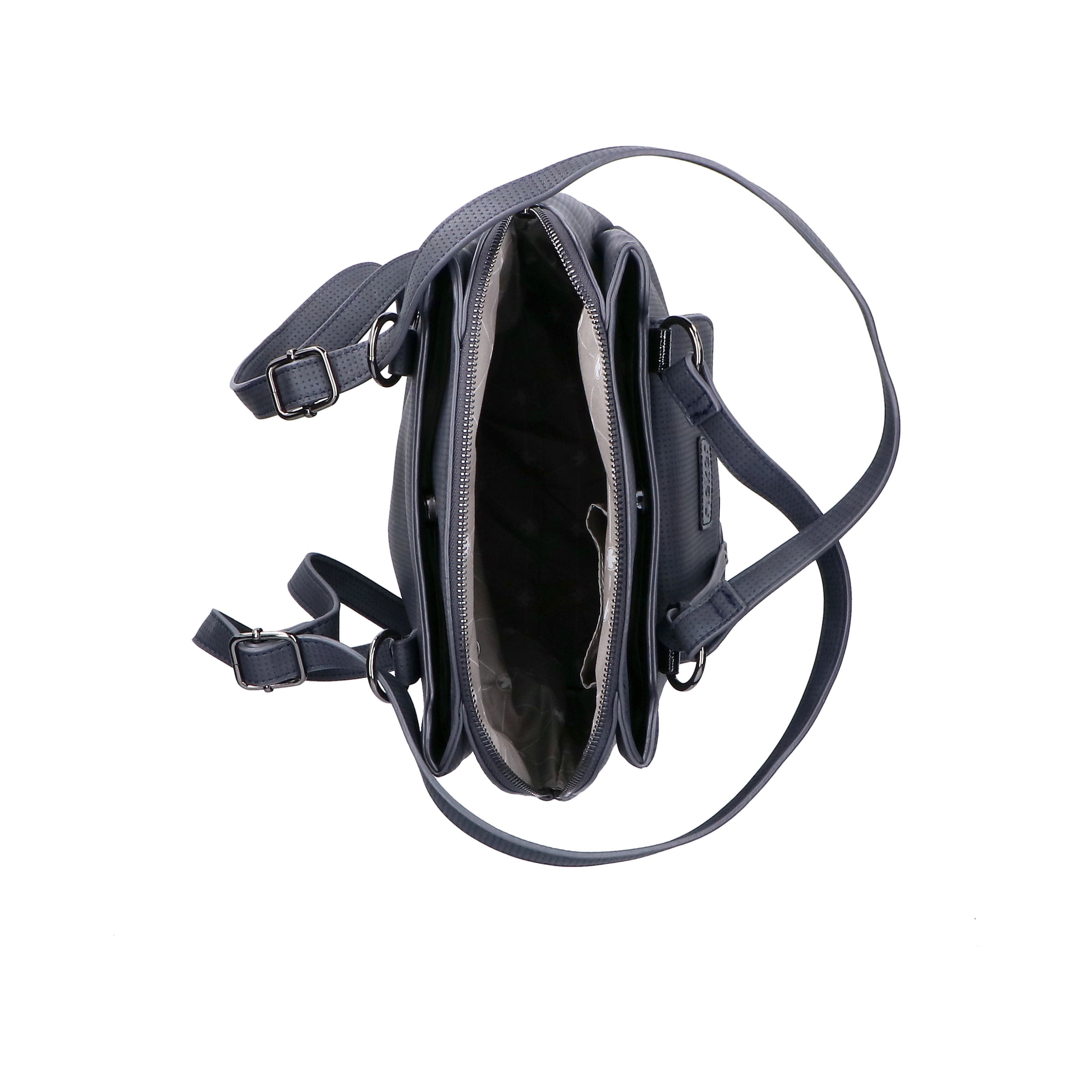 Rieker Henkeltasche, Damen-Tasche, Umhängetasche, auch als Rucksack tragbar