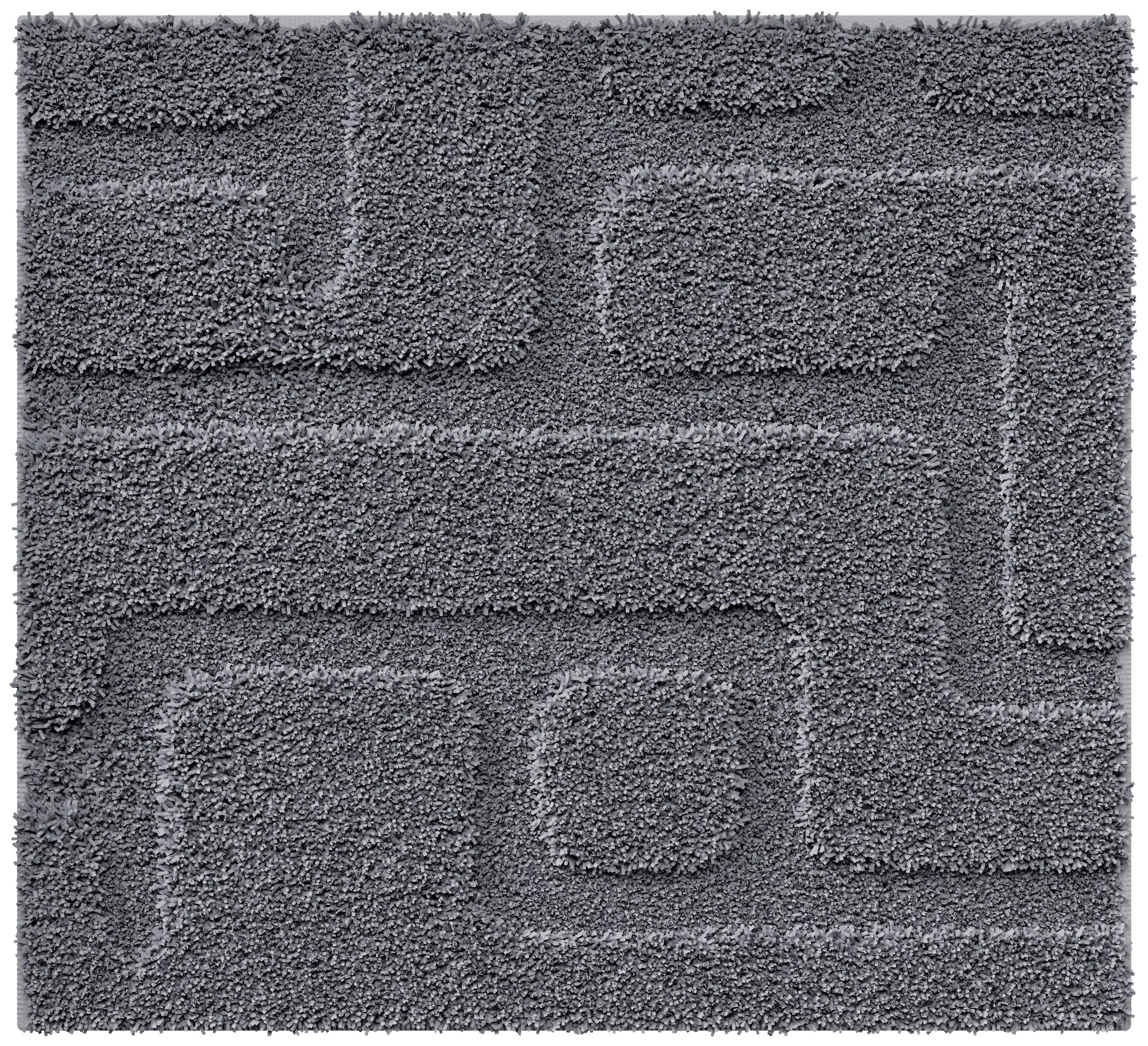 Grund Badematte »Riana, Badvorleger, Badezimmer Teppich, sehr weich« Höhe 20 mm rutschhemmend beschichtet schnell trocknend Modernes Design mit Linien in Hoch-Tief-Struktur, Made in Europe