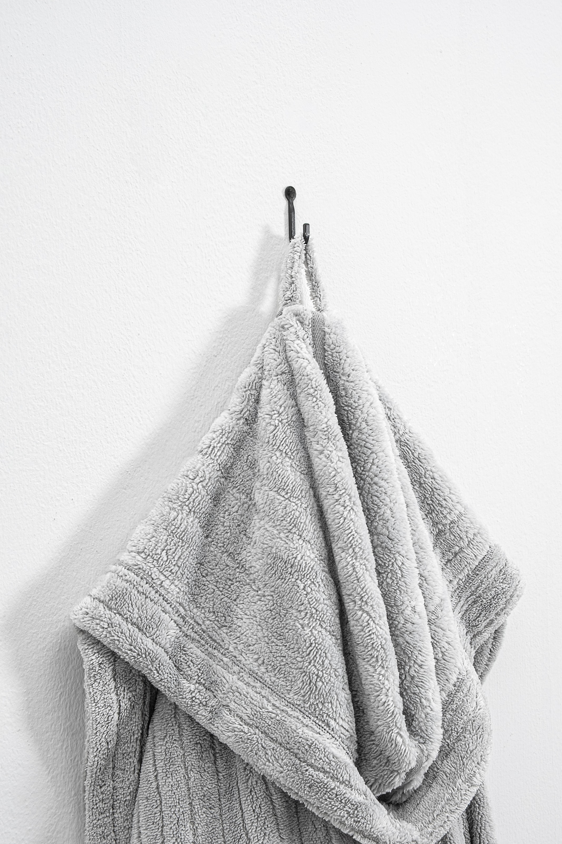 LeGer Home by Lena Gercke Unisex-Bademantel »Lovina gestreift, ideal für Sauna & Spa, Hotelbademantel, Morgenmantel« 1 Stk. Hoch-Tief, kuschelig weicher Fleece, plüsch, Damen und Herren, XS-3XL