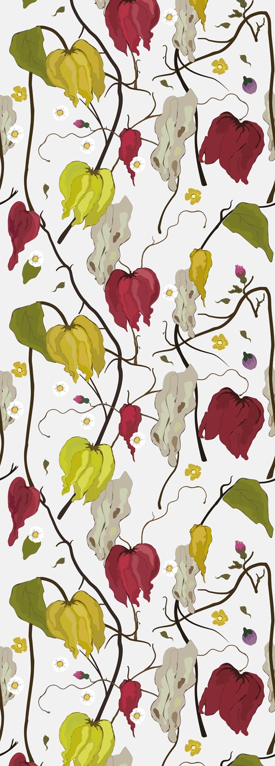 queence Vinyltapete »Feray« 90 x 250 cm selbst...