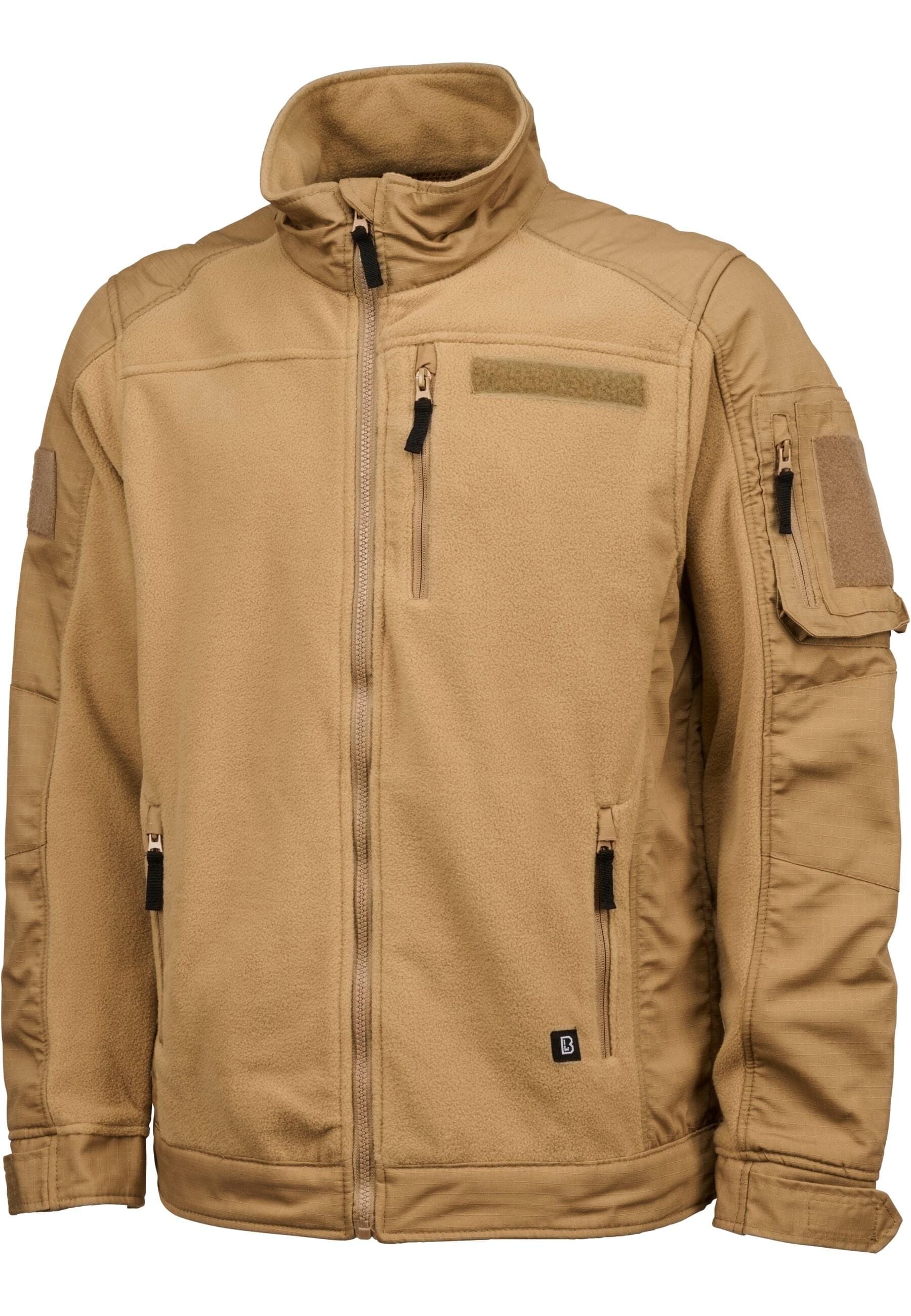 Allwetterjacke »Brandit Herren Fleecejacket Ripstop«, (1 St.), ohne Kapuze