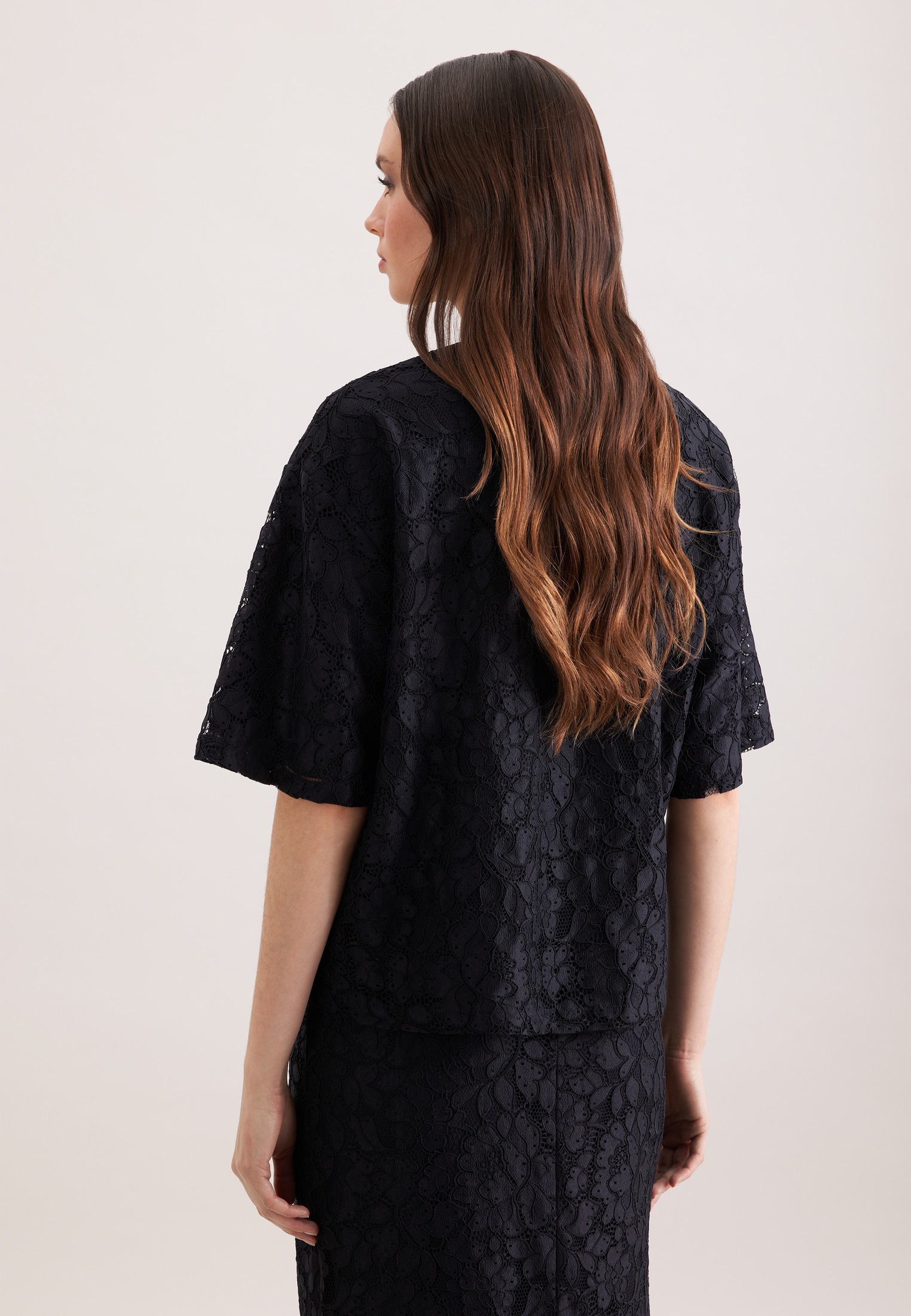 seidensticker Klassische Bluse 1/2 Rundhals Uni günstig online kaufen