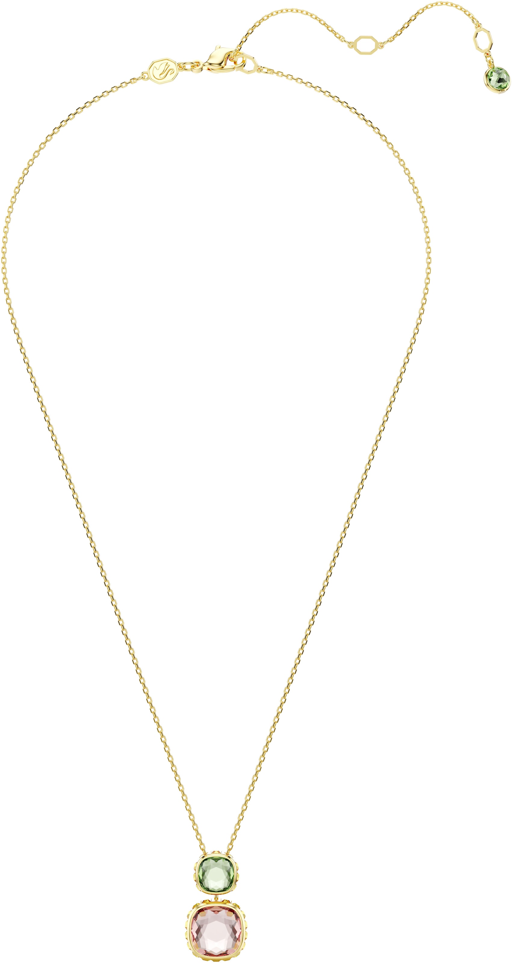 Swarovski Kette mit Anhänger »Schmuck Geschenk Chroma Anhänger, 5692496«, mit Swarovski ReCreated™ Crystal - Einhänger drehbar