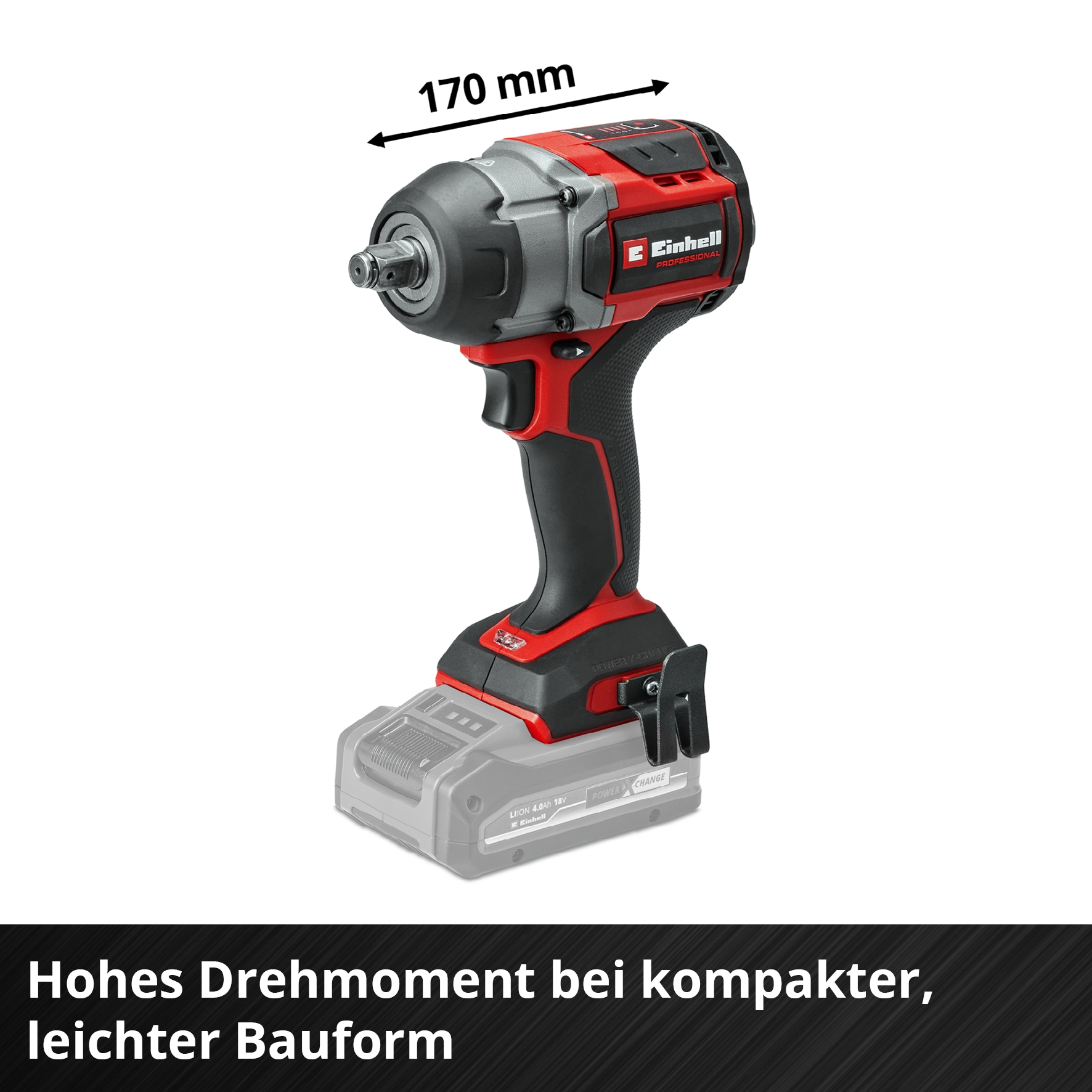 Einhell Akku-Schlagschrauber »TP-CW 18/750-C Li BL - Solo«, ohne Akku und Ladegerät