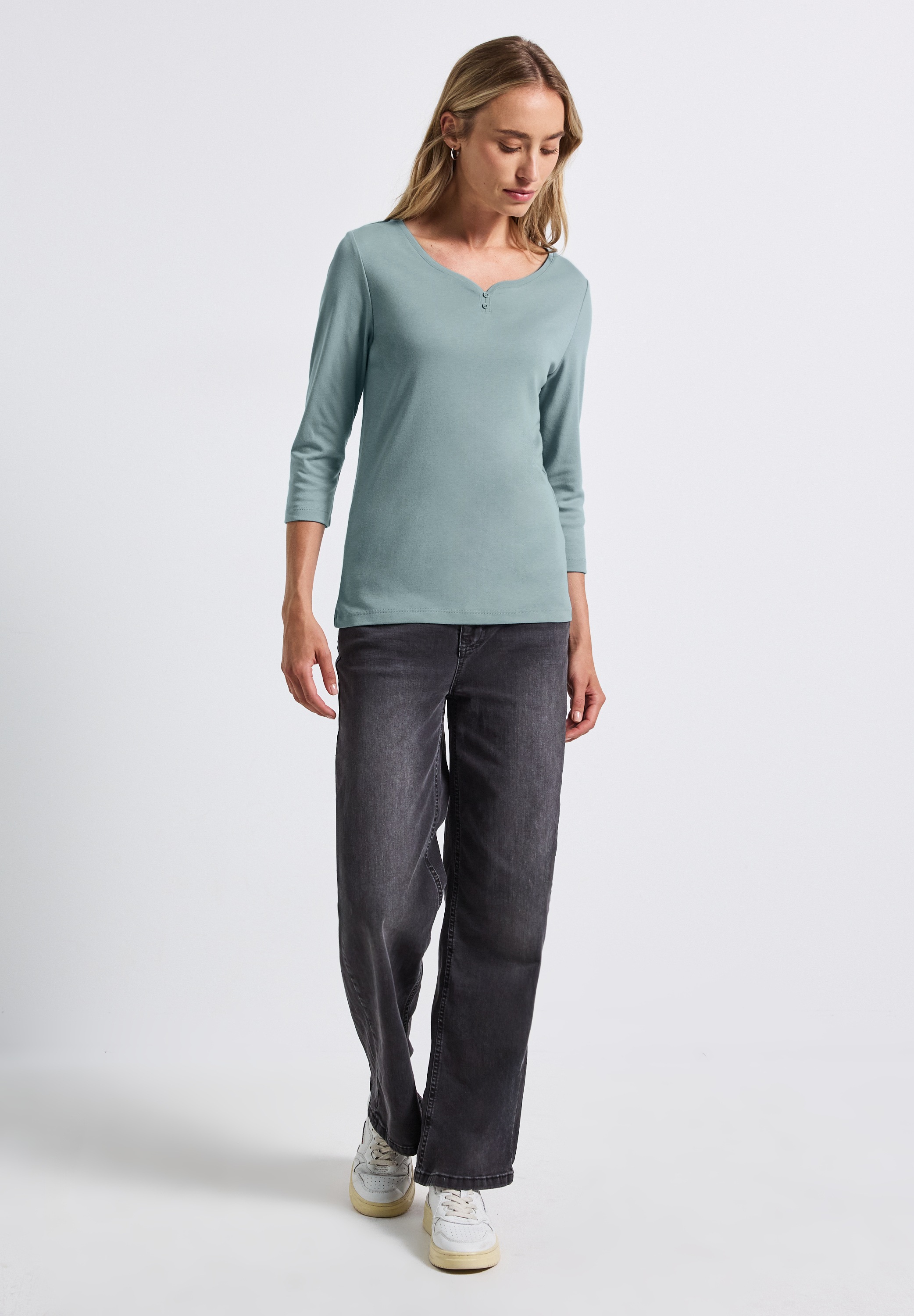 STREET ONE 3/4-Arm-Shirt, mit 3/4 Ärmeln