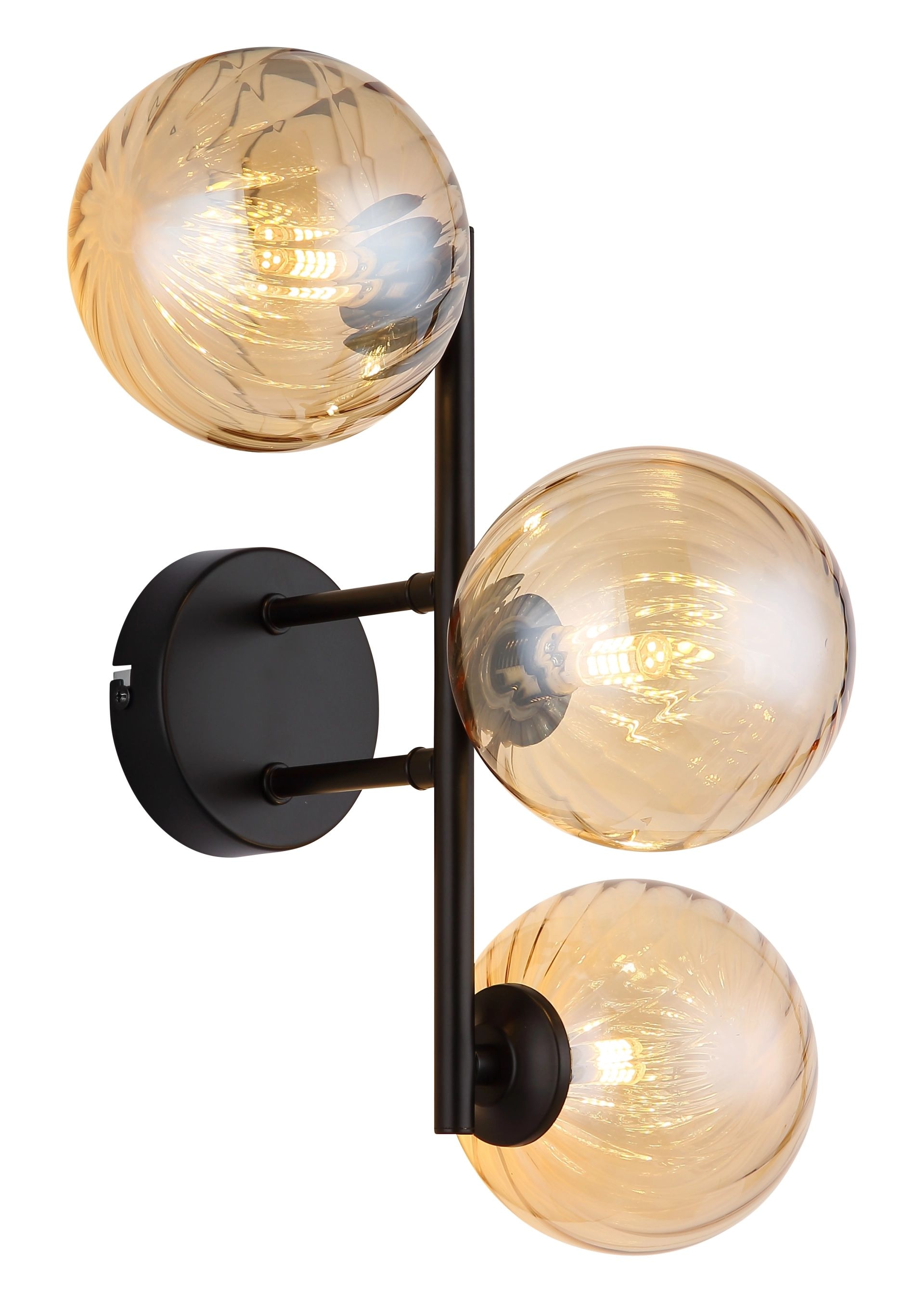 GLOBO LIGHTING LED Wandleuchte »CONOR«, 3 flammig, Leuchtmittel G9 | ohne Leuchtmittel, Glaskugeln