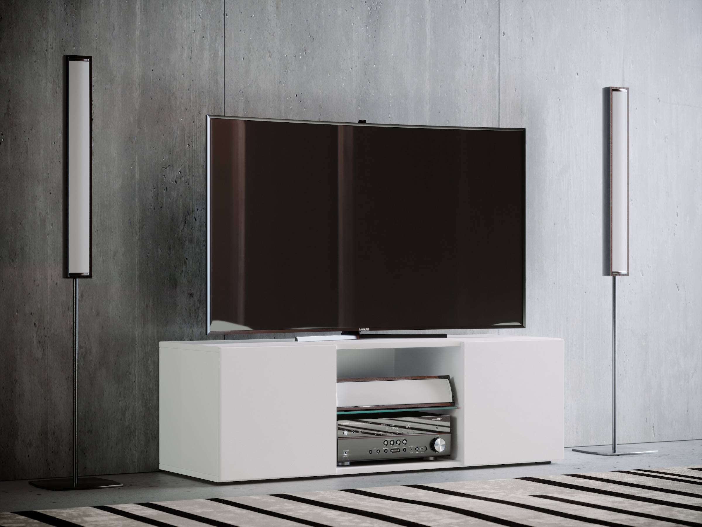 VCM Wohnzimmertisch »Holz TV Lowboard Möbel Fernsehschrank Lowina«
