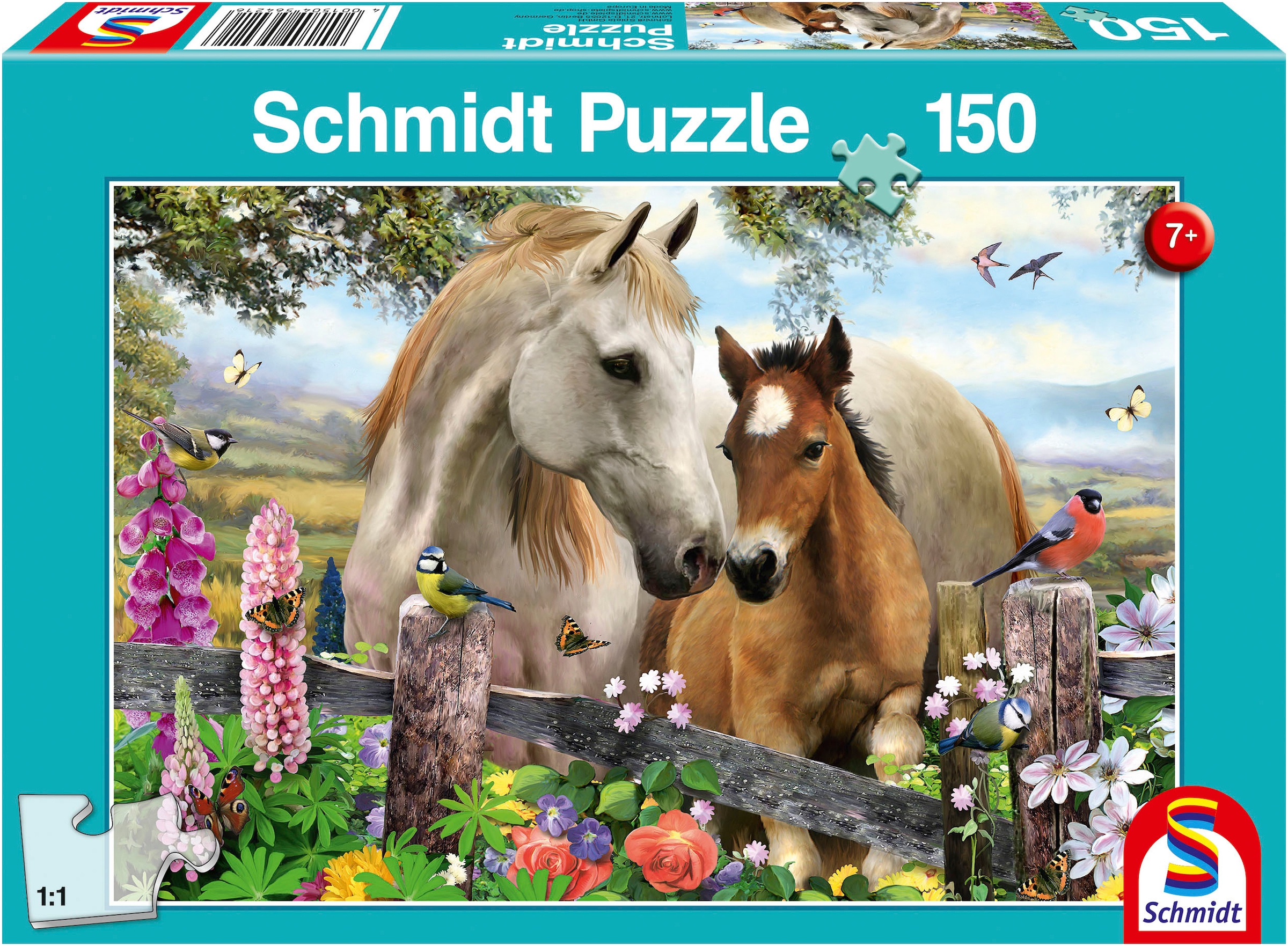 Schmidt Spiele Puzzle »Stute und Fohlen«, (150 tlg.)