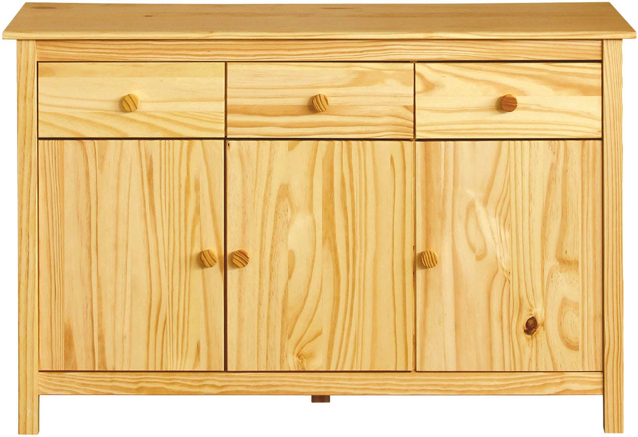 Möbilia Sideboard »Sideboard« Schubladen mit Metallschienen