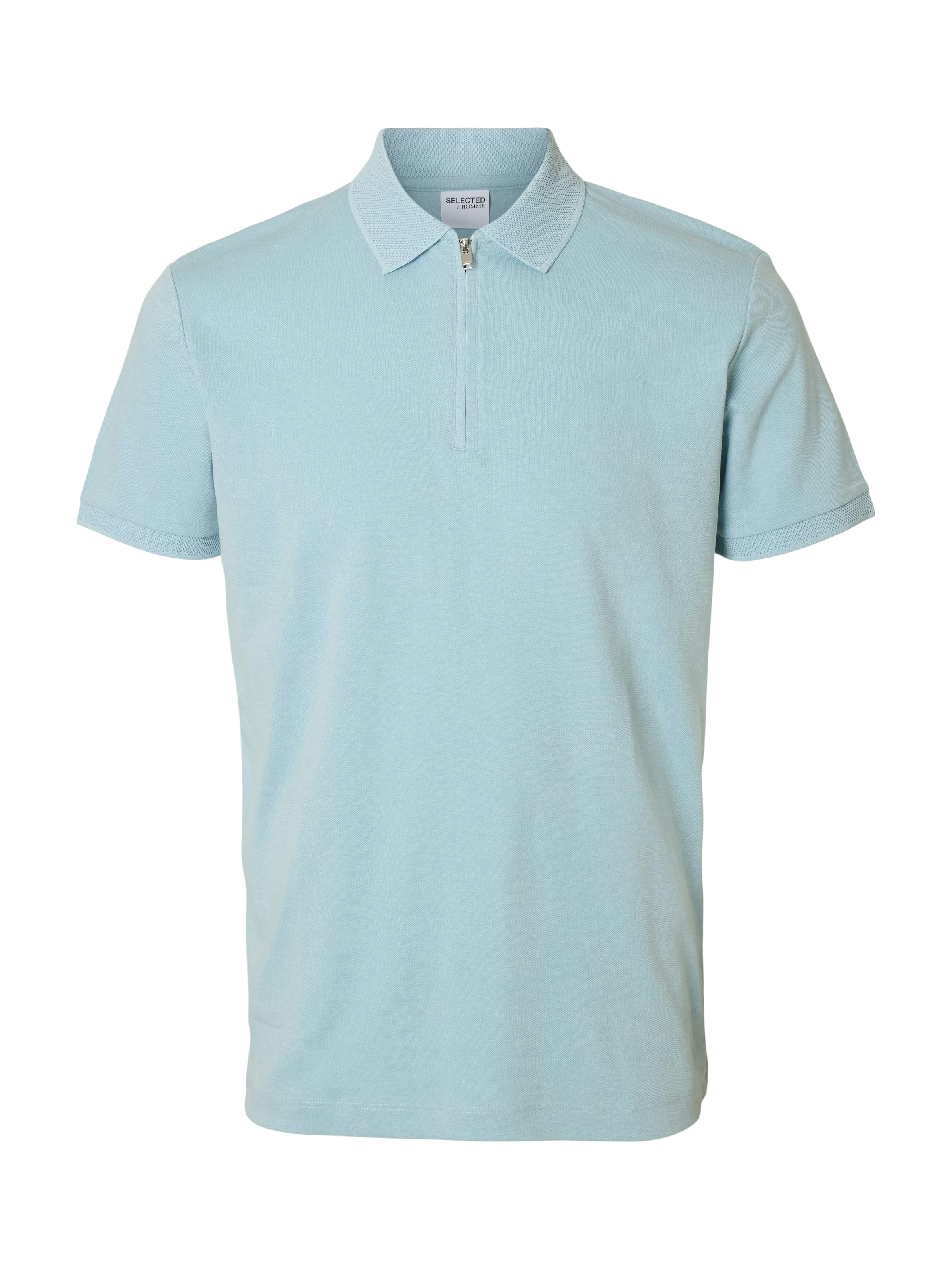 SELECTED HOMME Poloshirt »SLHFAVE ZIP SS POLO NOOS«