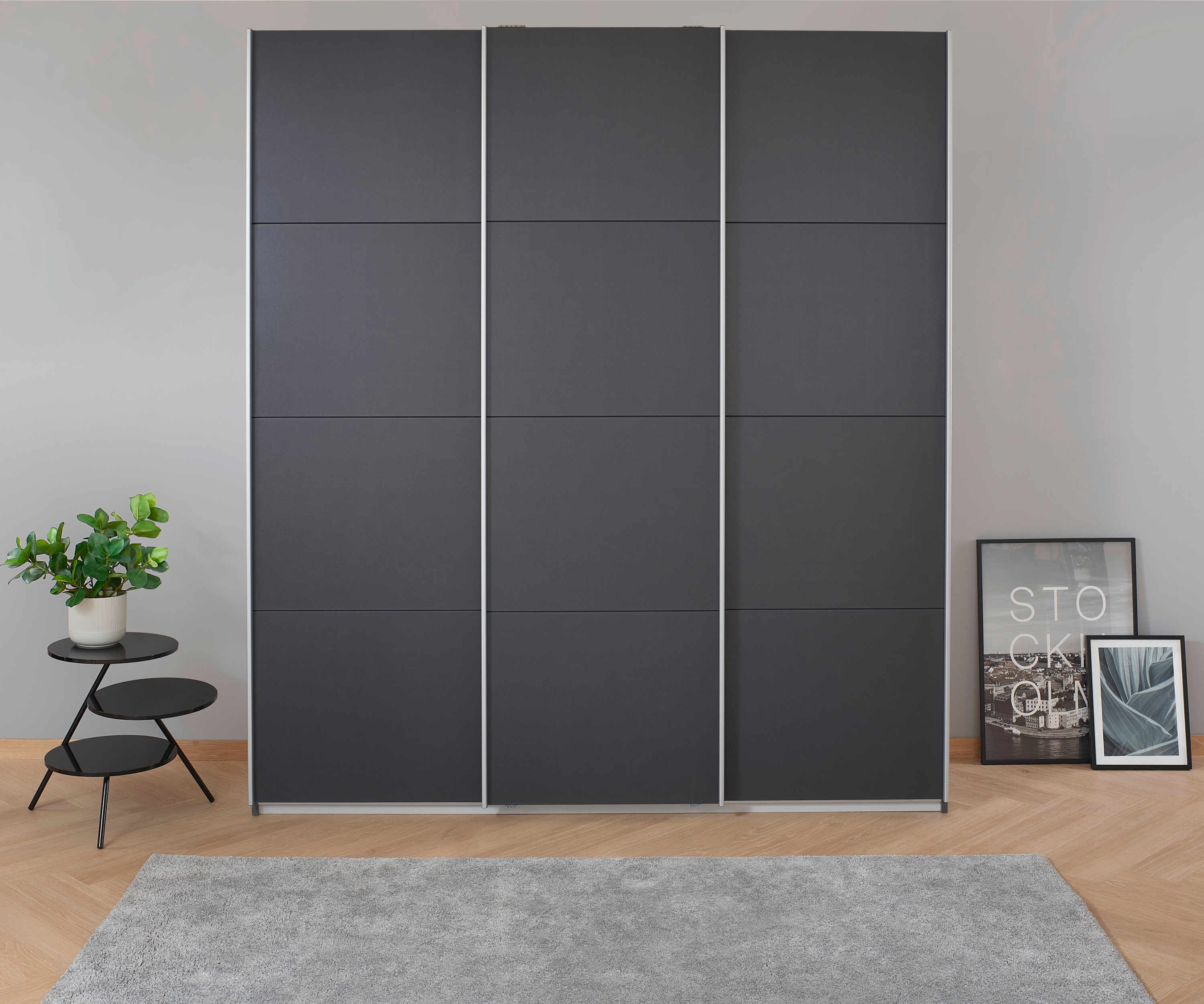 OTTO home Kleiderschrank "Mehrzweckschrank Aktenschrank Möbel Mietswohnung Schlafzimmer KOLUNA" 3 Ausstattungen BASIC/CLASSIC/PREMIUM (inkl. SOFT-CLOSE-FUNKTION), Breiten 203/271/315/360 cm Höhen 210/229 Dekor-Front MADE IN GERMANY