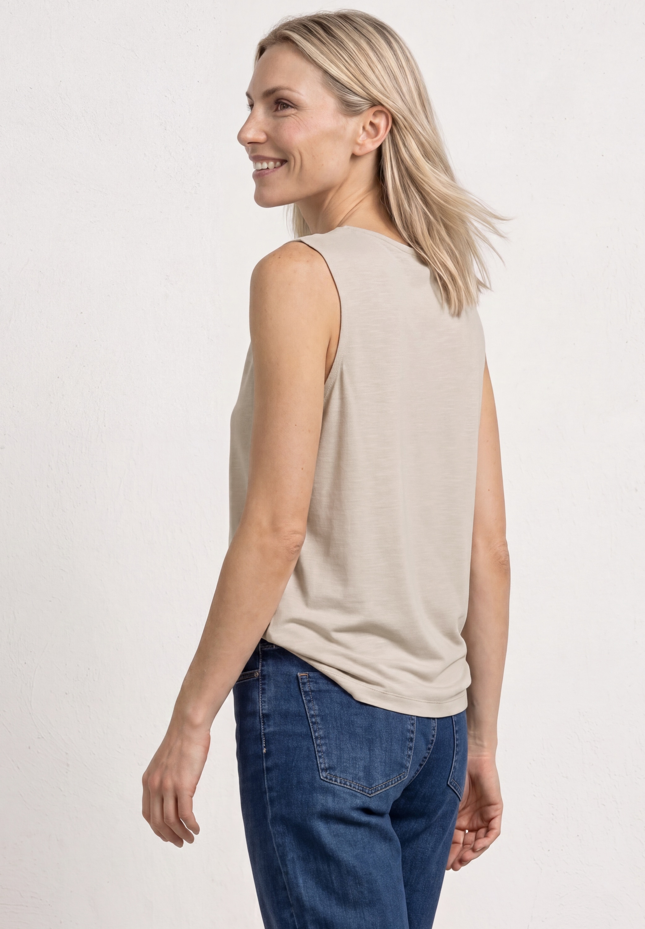 STREET ONE Shirttop im Silk Look