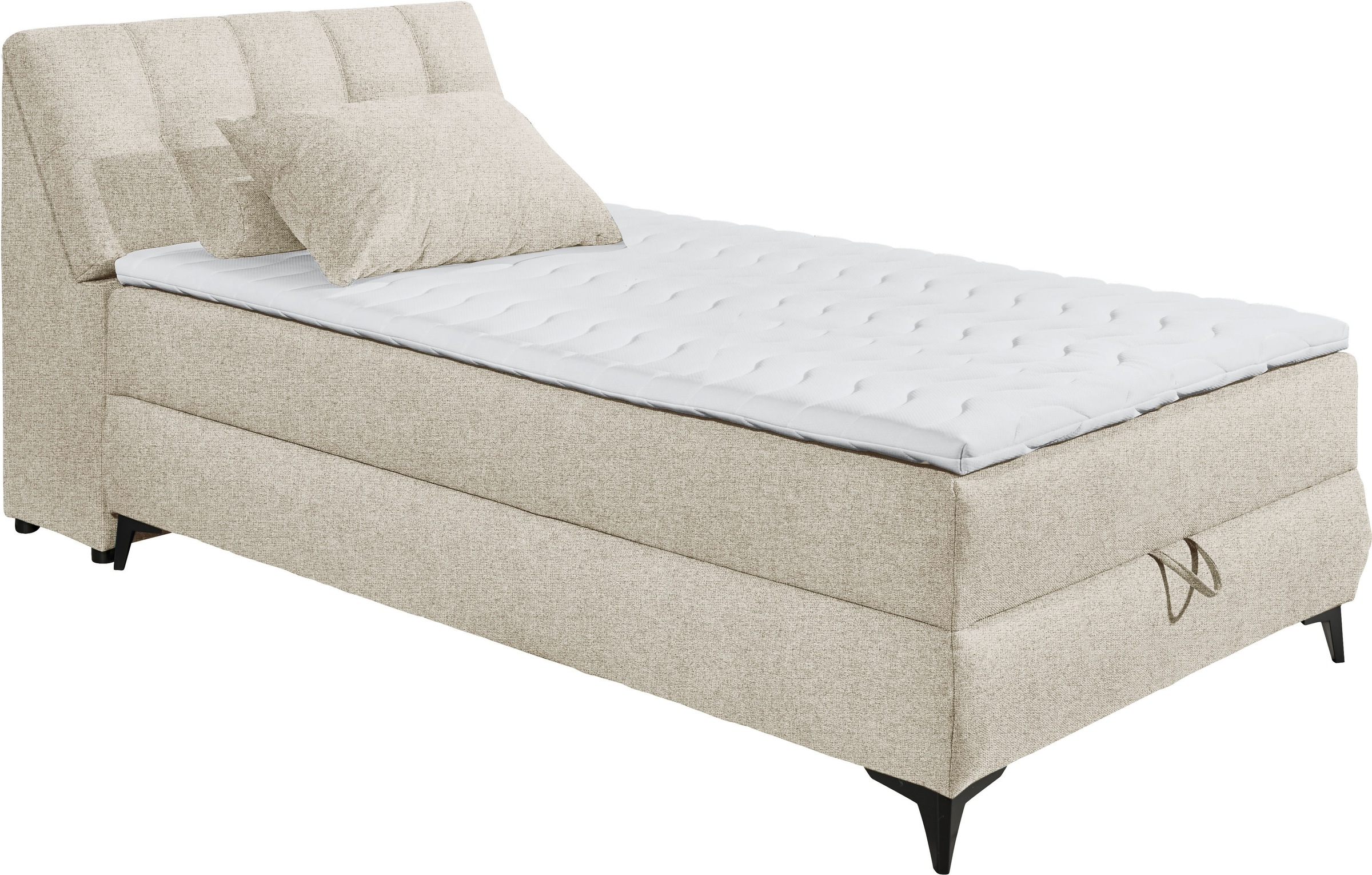 ED EXCITING DESIGN Boxbett »Atlantis«, mit Bettkasten und Stauraum im Kopfteil