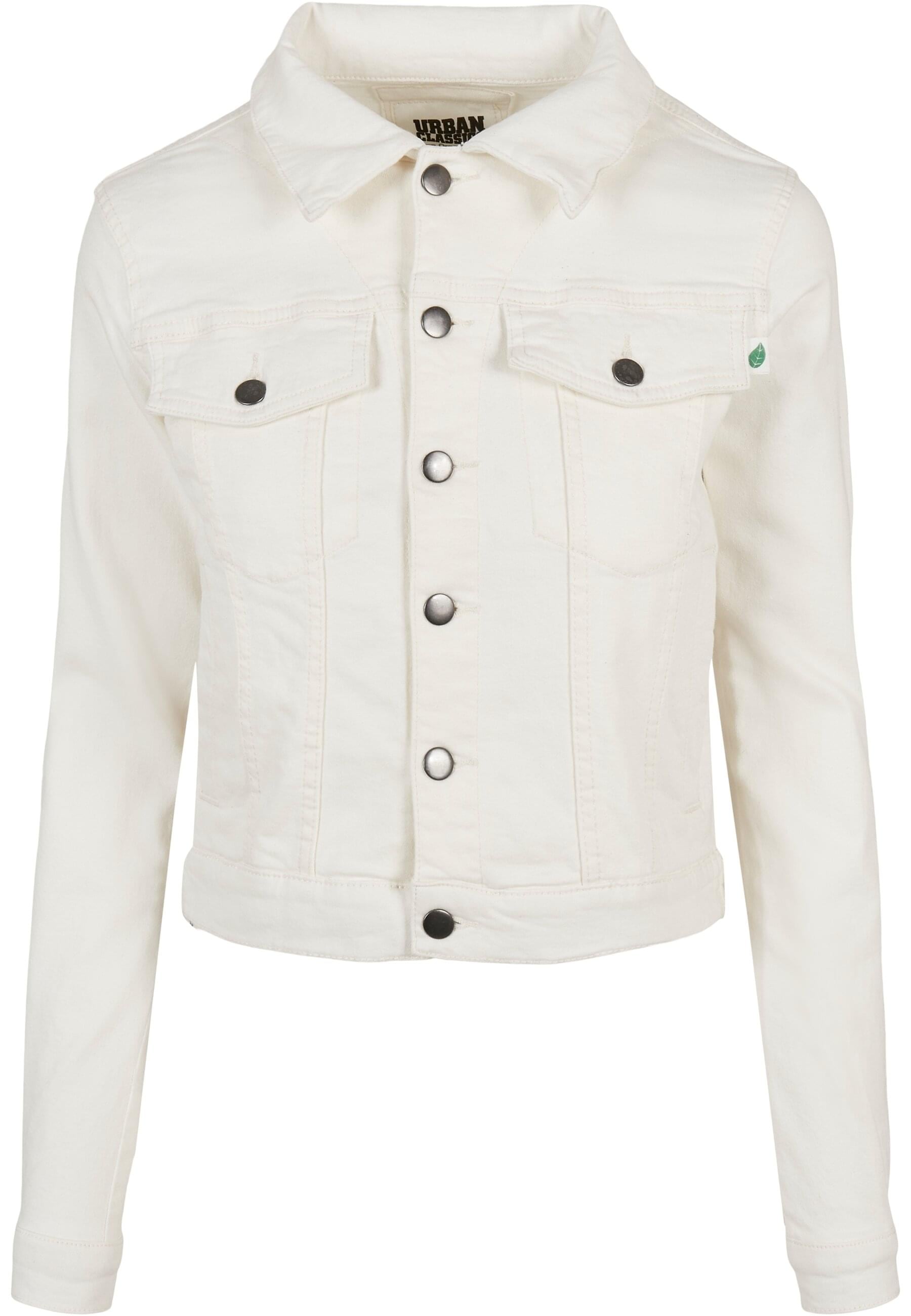 URBAN CLASSICS Jeansjacke "Urban Classics Damen Ladies Organic Denim Jacket", (1 St.), ohne Kapuze