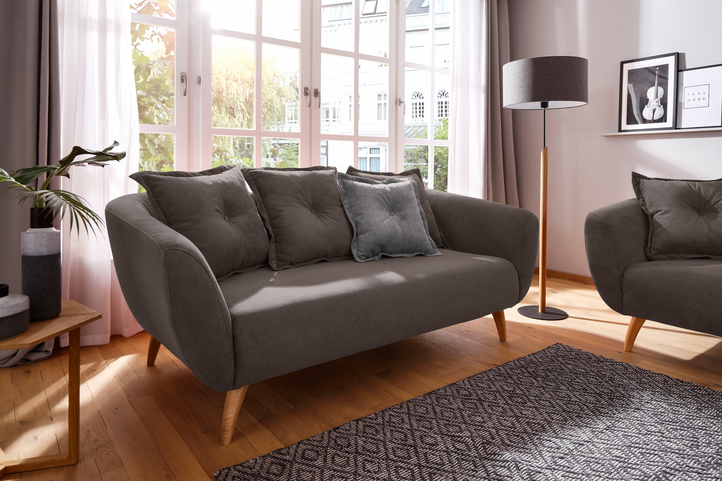 Home affaire 2,5-Sitzer "Baggio modern und romantisches Design, bequem", Zi günstig online kaufen