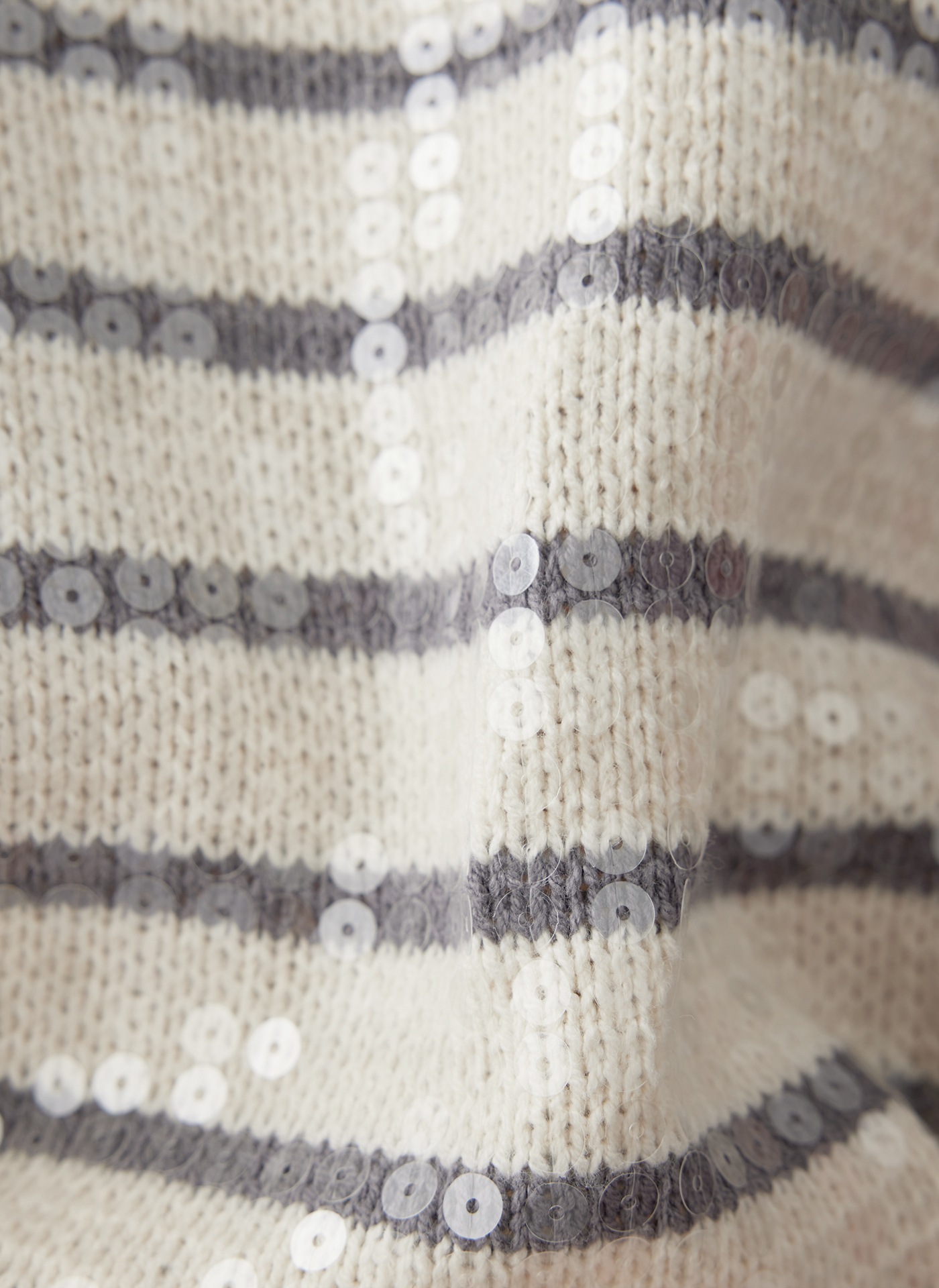 LeComte Strickpullover »LeComte Pullover mit Streifen und Pailletten«