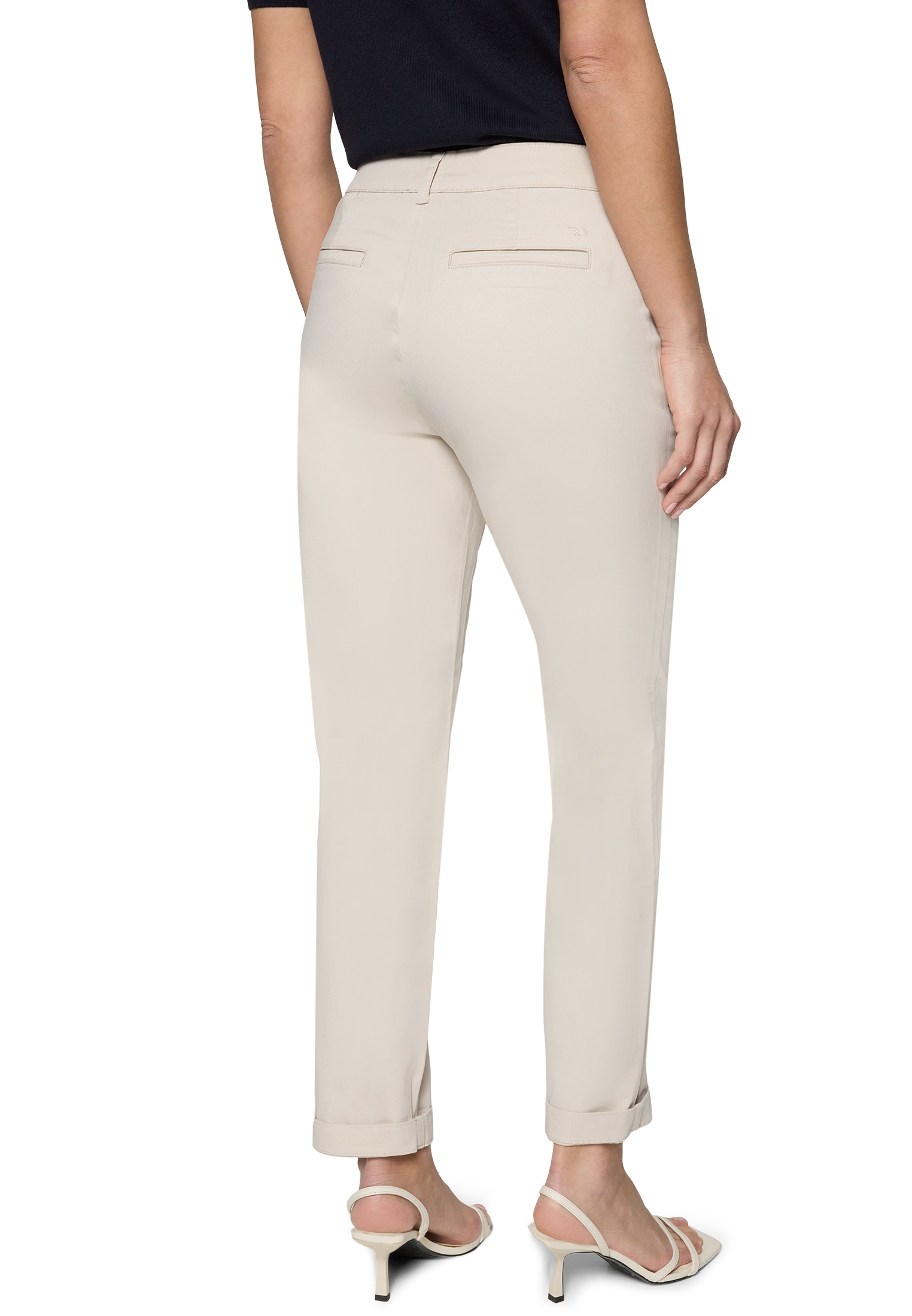 Zero Stoffhose »Damen mit Stretch 28 Inch«  Plain/ ohne Details