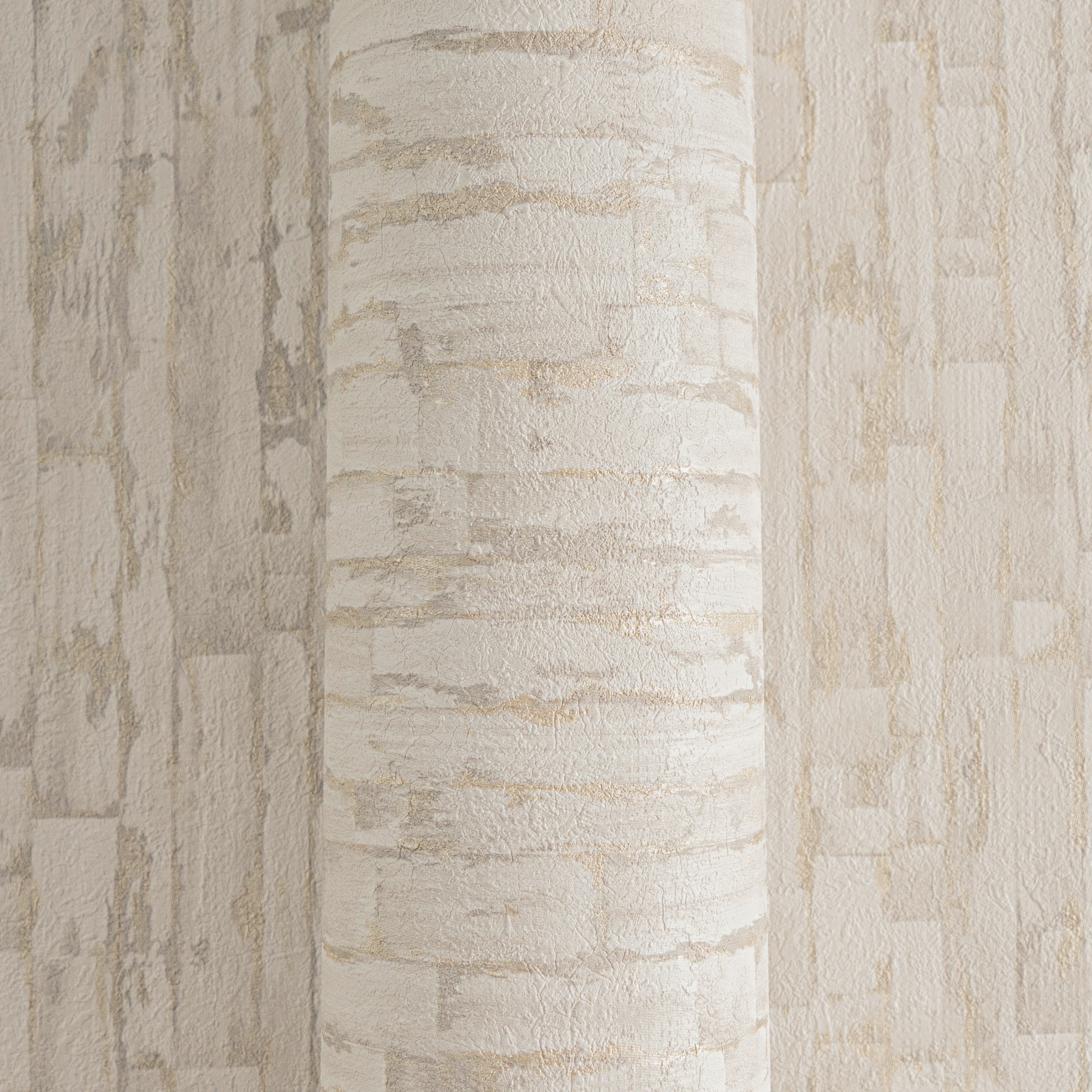 living walls Vliestapete »Strukturtapete 3D-Effekt Farbvarianten modern« glänzend strukturiert