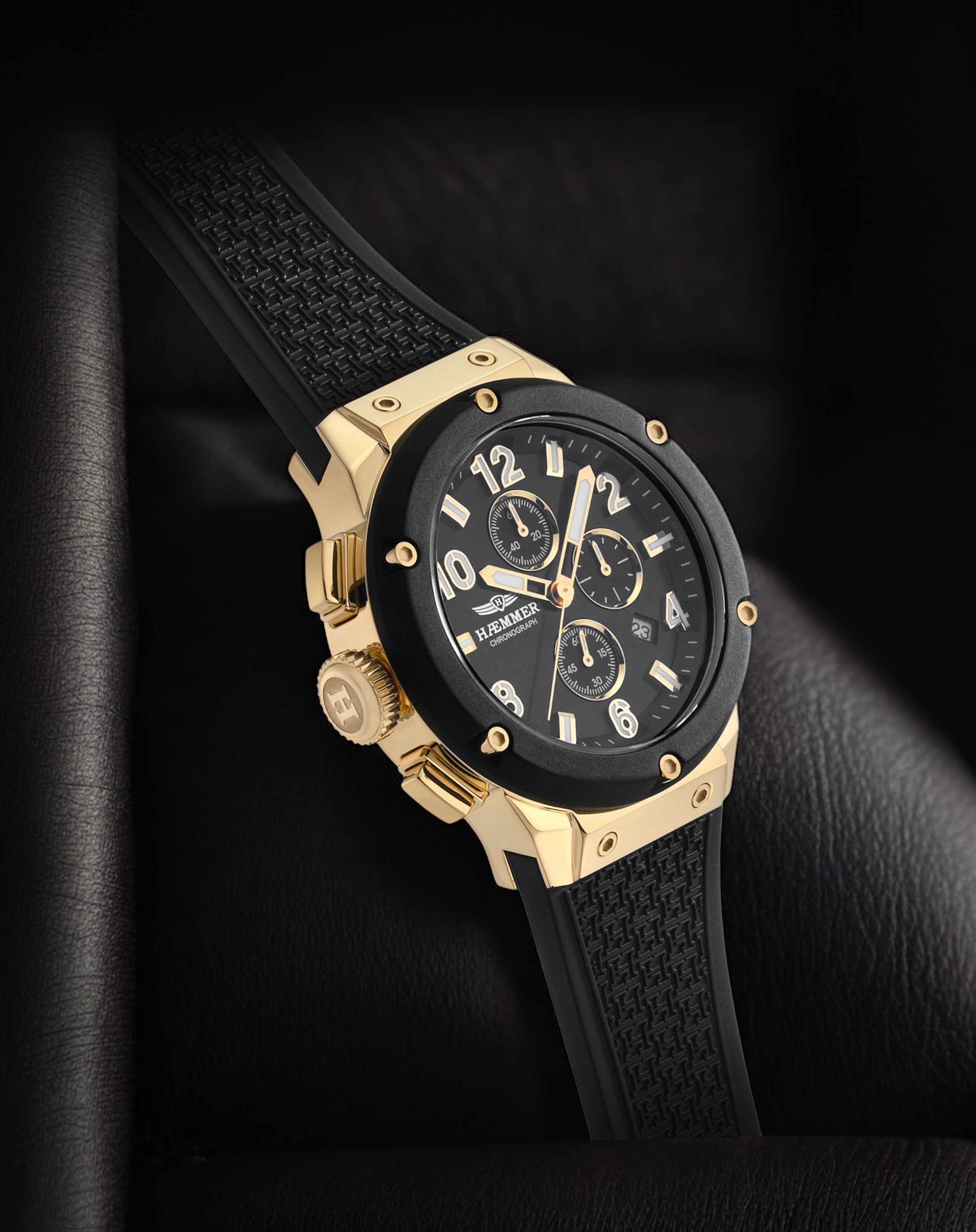 HAEMMER GERMANY Chronograph »WAVE MASTER«, Quarzuhr, Armbanduhr, Damenuhr, Herrenuhr, Made in Germany