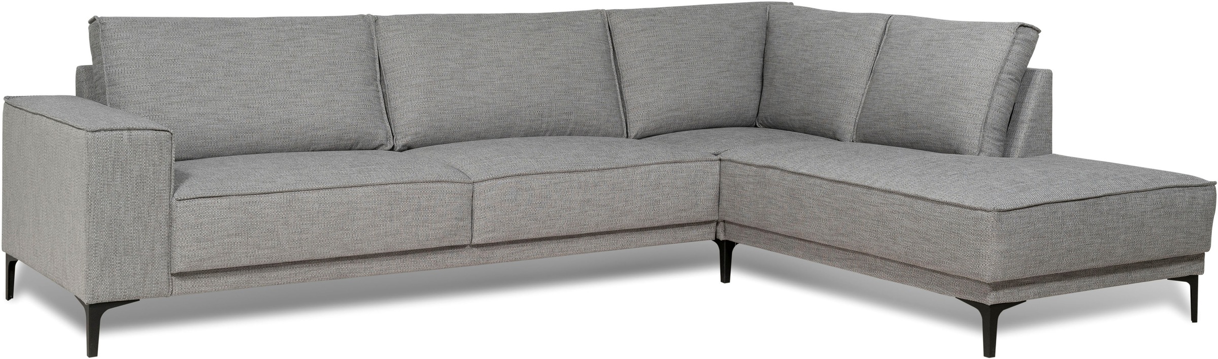 Places of Style Ecksofa Oland, L-Form, inkl. Rückenkissen, hochwertige Verarbeitung