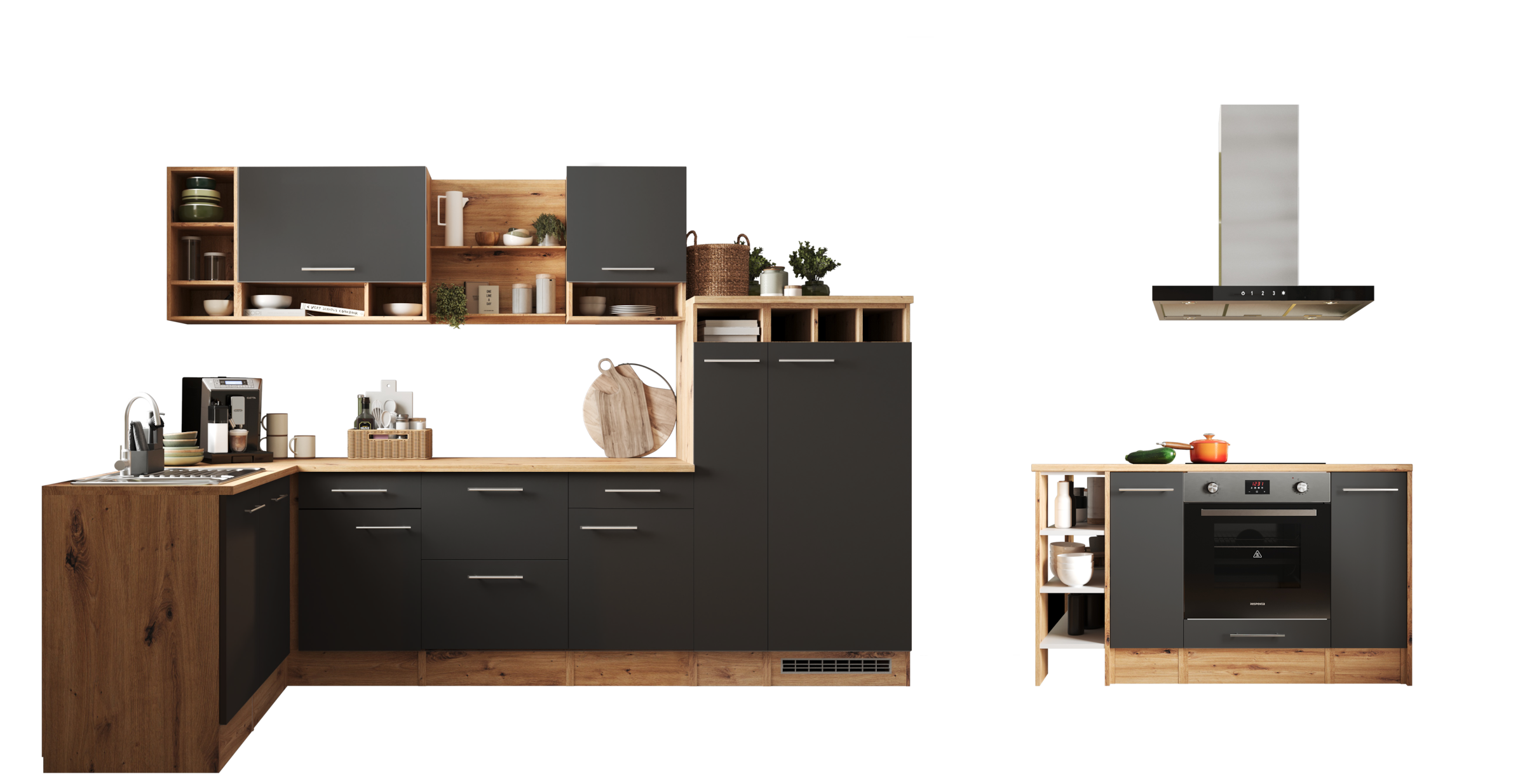 RESPEKTA Kücheninsel "Hilde" Breite 310 cm, 90 cm Arbeitshöhe, in exklusive günstig online kaufen