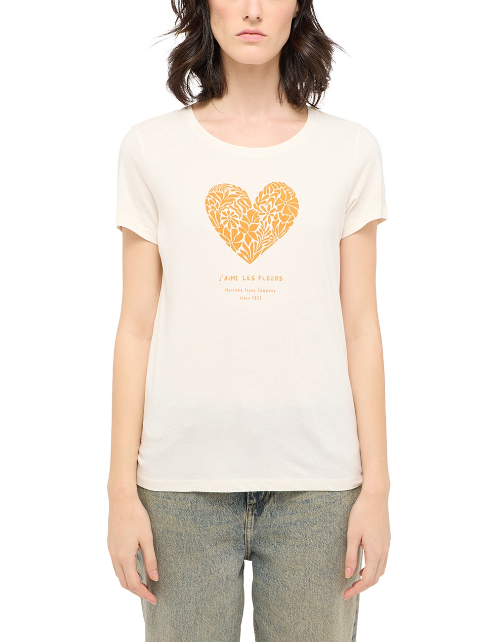 MUSTANG Kurzarmshirt »Damen Style Alma«