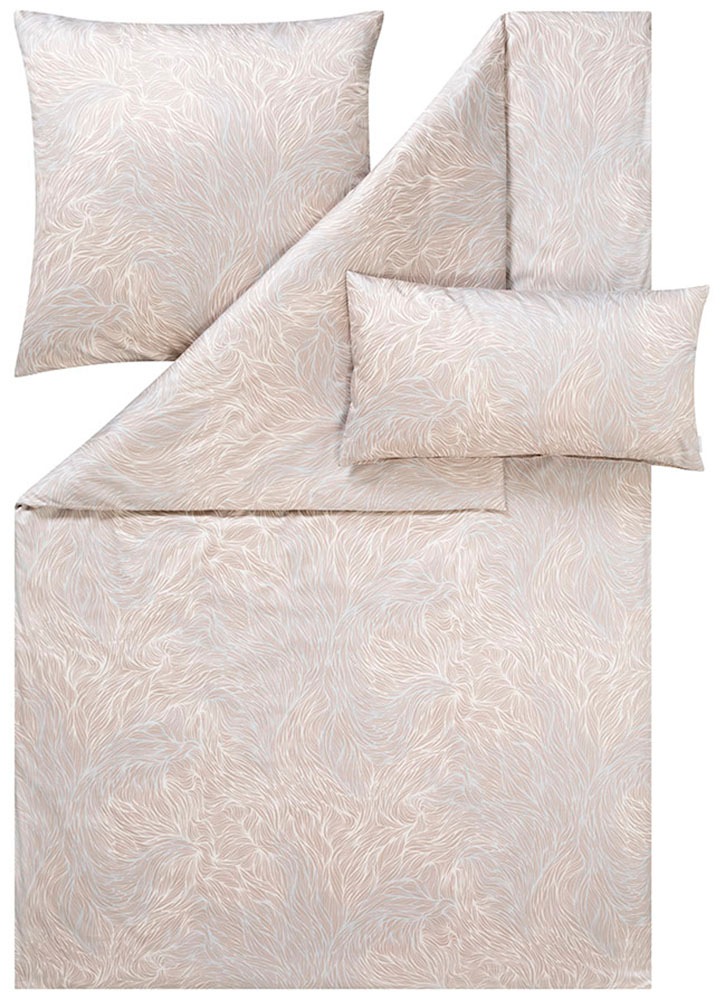 Estella Bettwäsche »Sabine« 3 tlg. Edler Schweizer Premium-Satin aus 100% Baumwolle