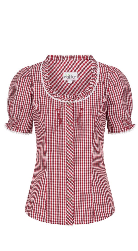 Nübler Dirndlbluse "Trachtenbluse Kurzarm Natascha"