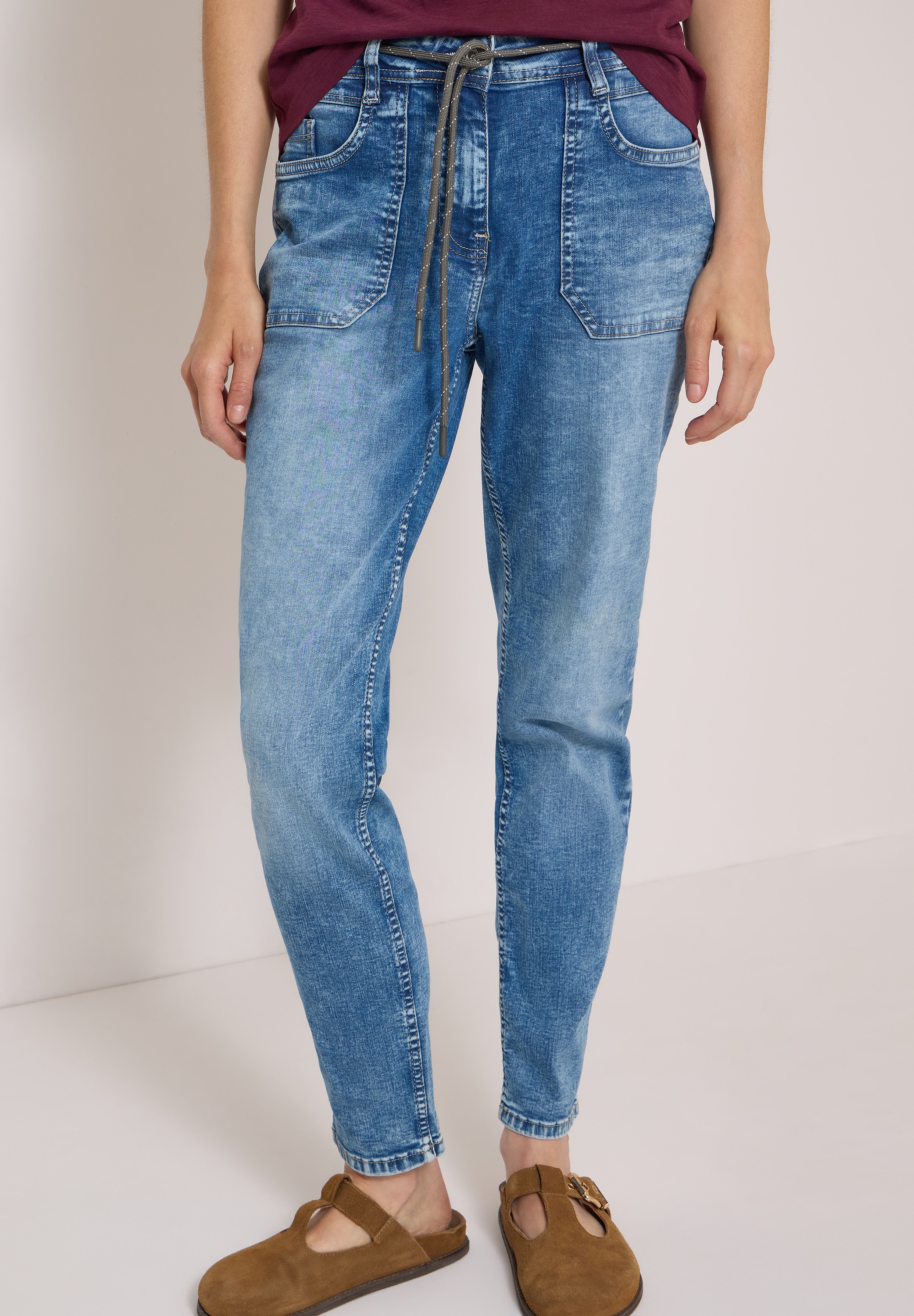 Cecil Comfort-fit-Jeans Middle Waist