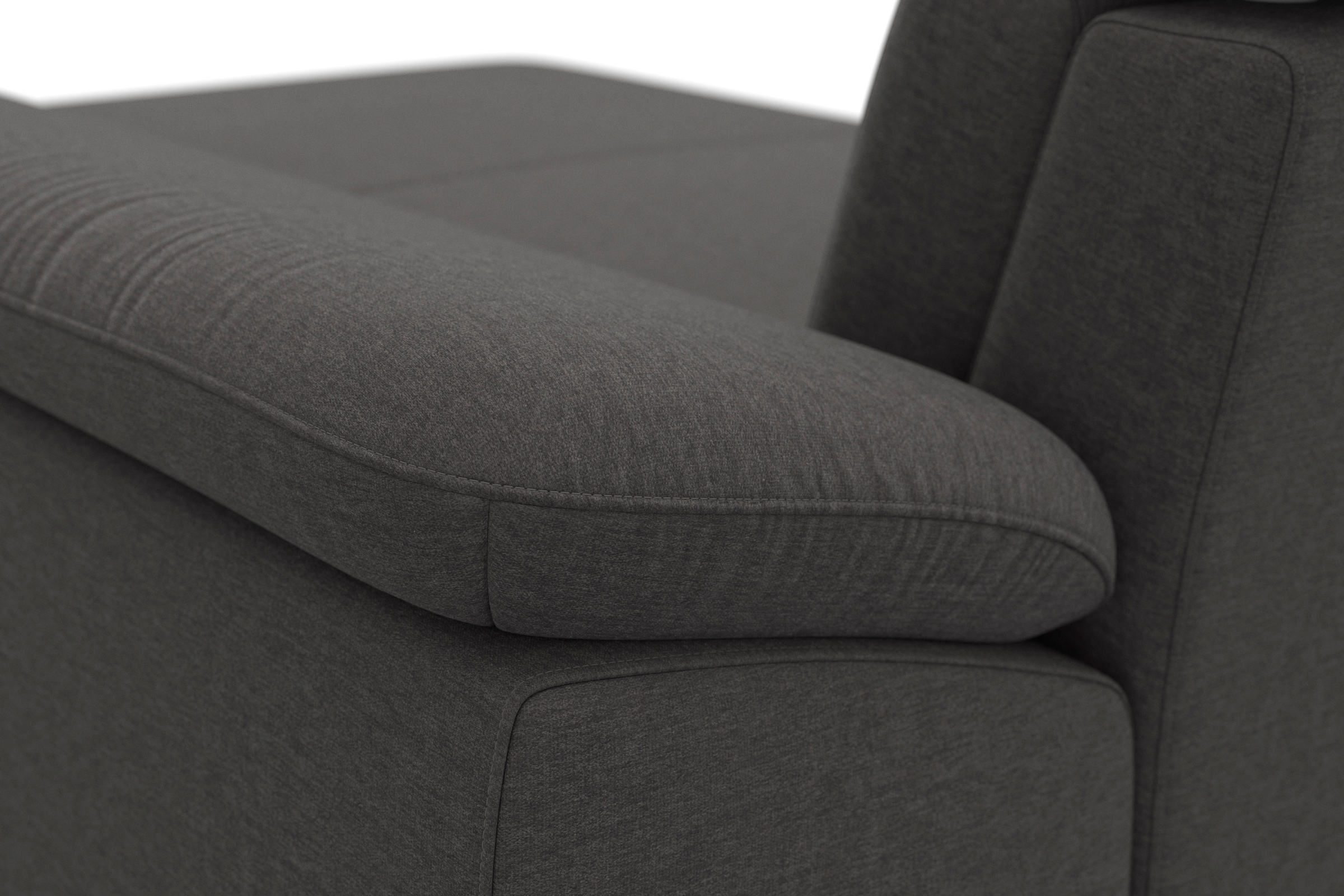 sit&more Wohnlandschaft »Cabrio U-Form, mit Sitztiefenverstellung, Arm- und Kopfteilverstellung«, 3 Nierenkissen, Federkern, optional Bettfunktion und Stauraum
