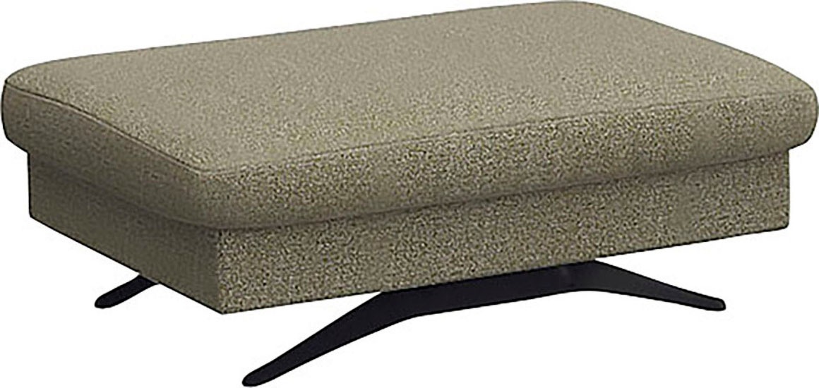 FLEXLUX Pouf »Glow Sitzhocker, Polsterhocker«, Hocker mit Stauraum, Fuß schwarz