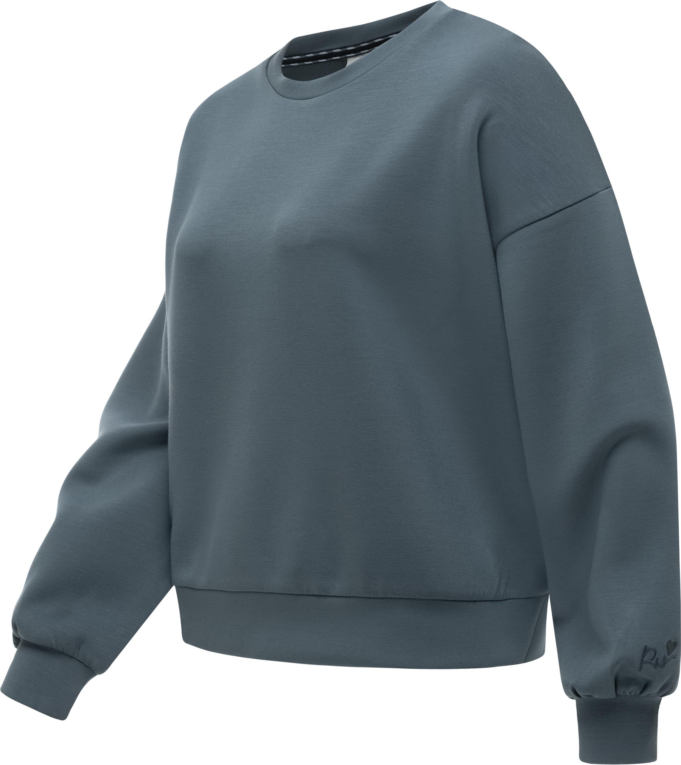 Ragwear Sweater »Wuss Solid«, lässiges oversized Damen Sweatshirt
