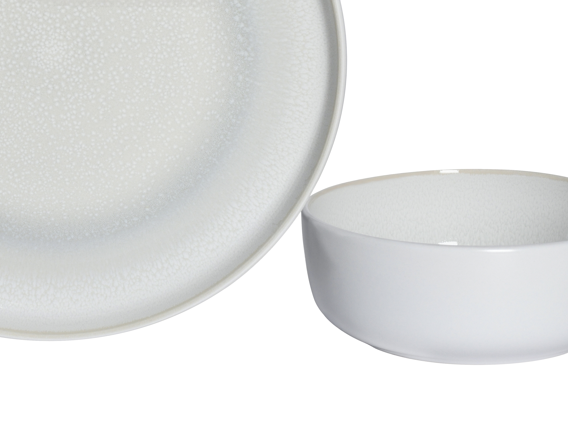 CreaTable Kombiservice »Nordic Fjord, Service, 16-tlg.« Skandinavisches Design, Reativglasur
