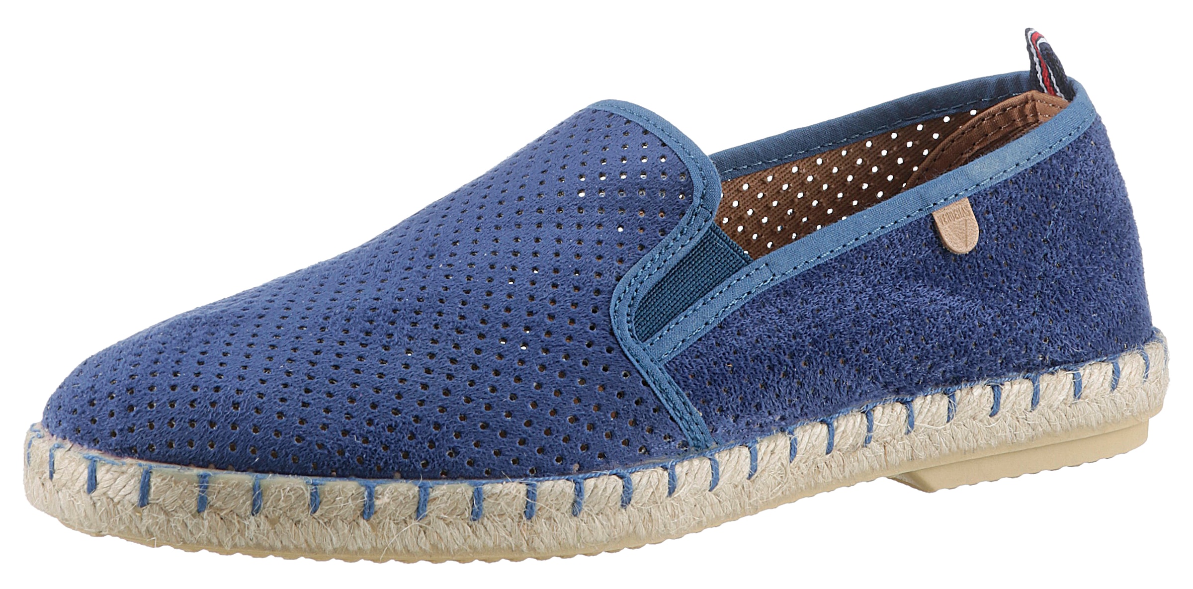 VERBENAS Espadrille "Tom Pacific", Loafer, Slipper, Sommerschuh, Strandschuh mit Stretcheinsätze