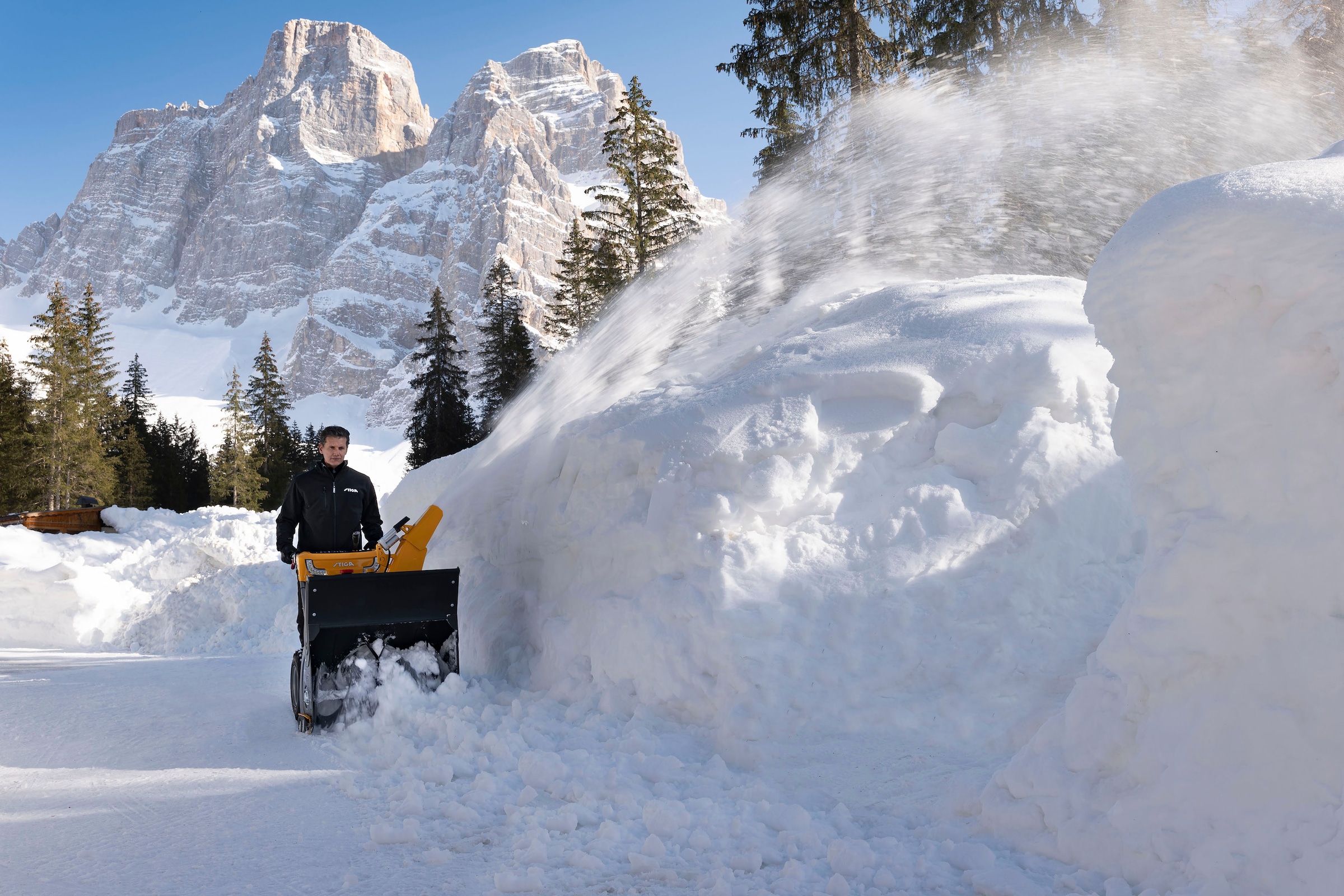 STIGA GARDEN Benzin-Schneefräse »ST 7276 PH«, Elektrostart, Hydrostatgetriebe