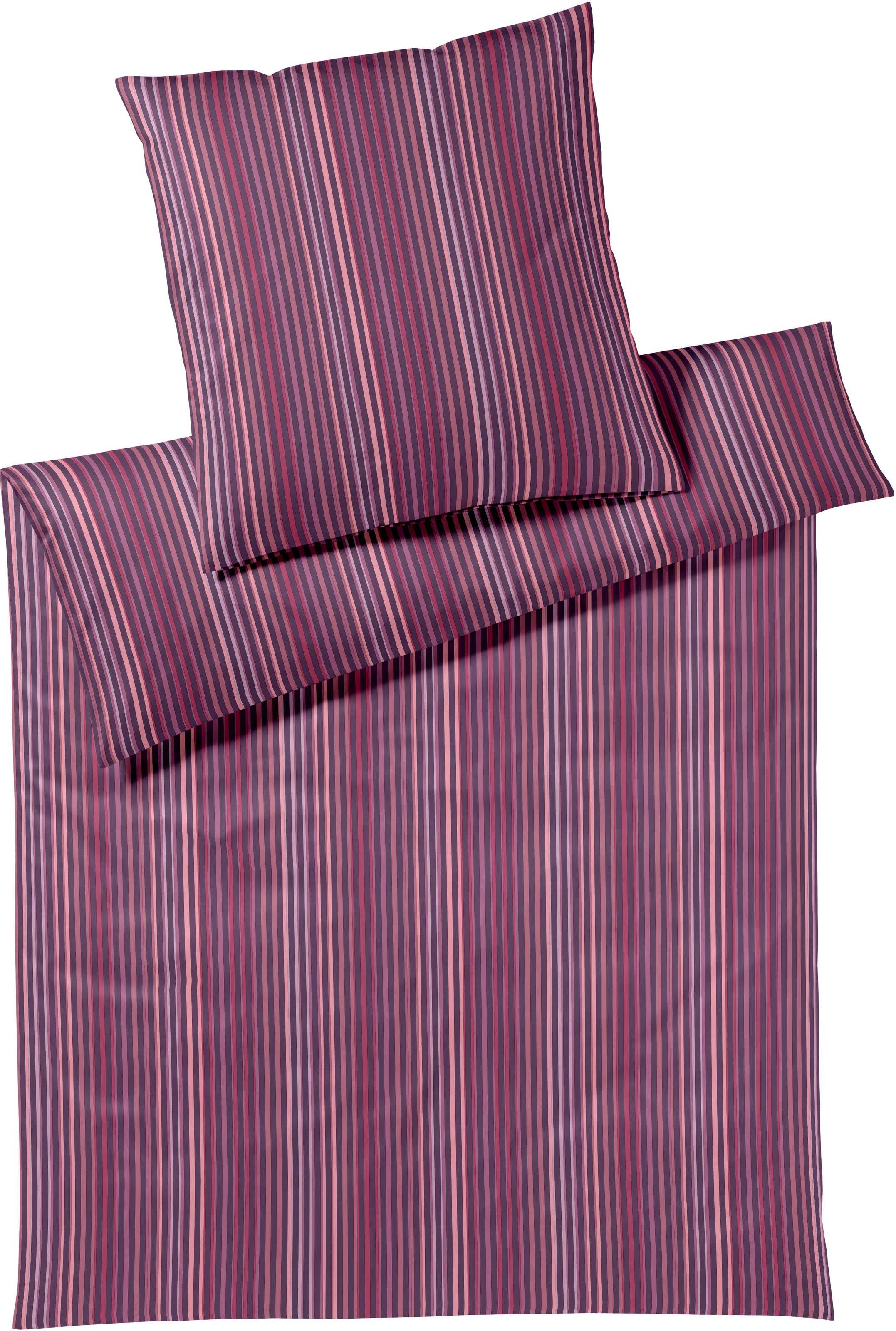 Elegante Bettwäsche "Track" 2 Stk. tlg. angenehmes Hautgefühl günstig online kaufen