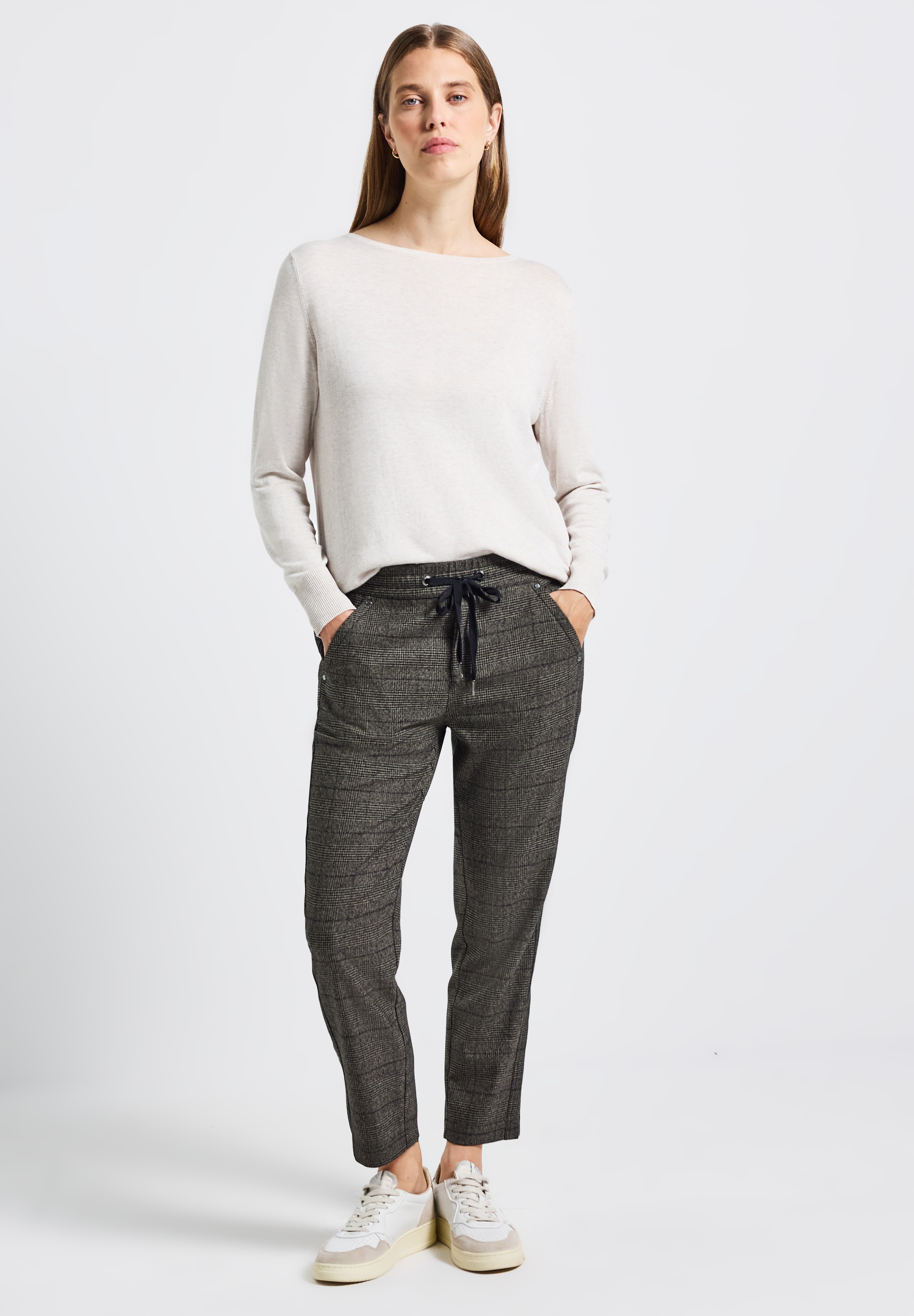 STREET ONE Stoffhose, Middle Waist