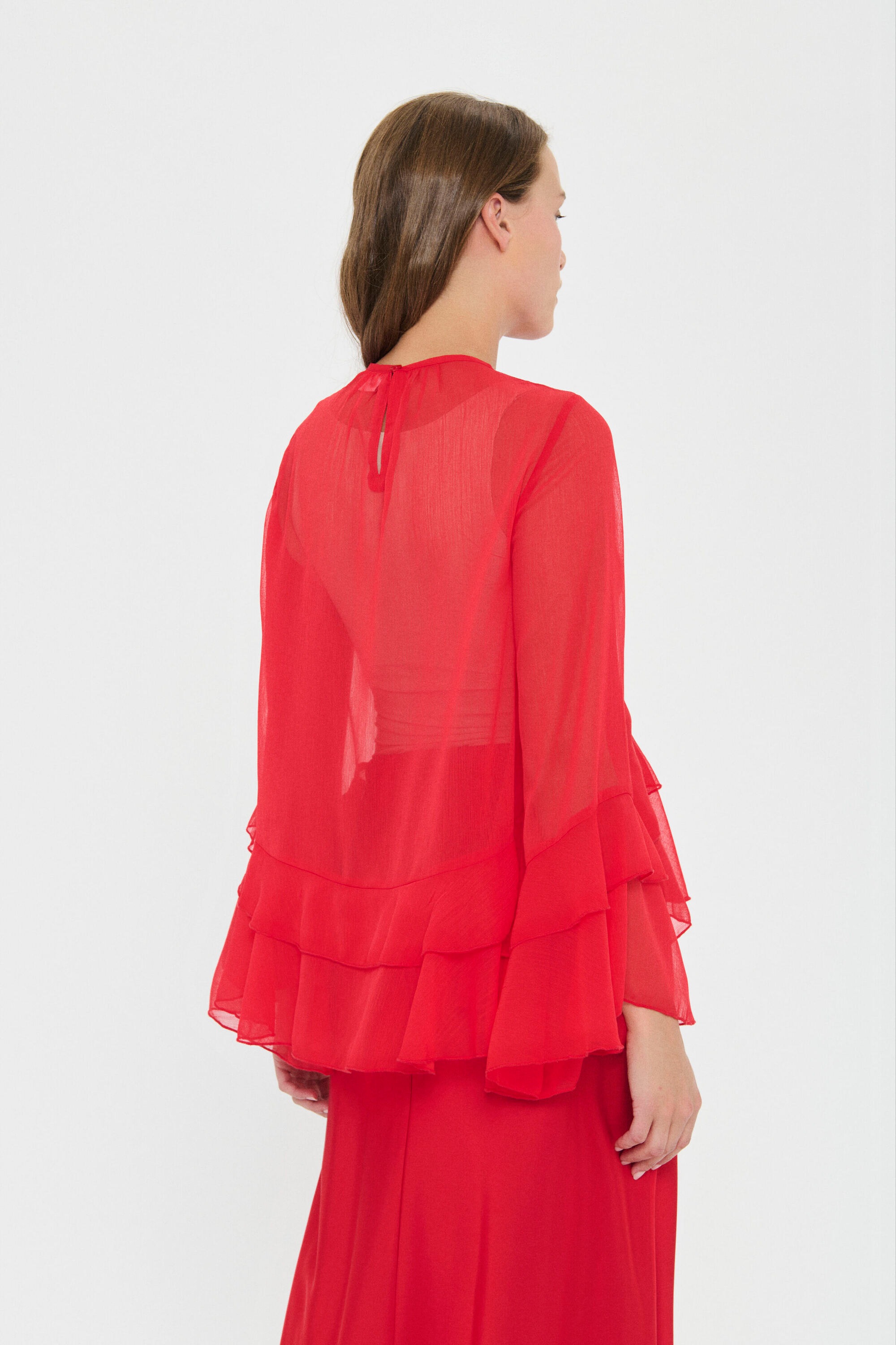 Saint Tropez Langarmbluse »Damen Bluse langarm MazelleSZ«